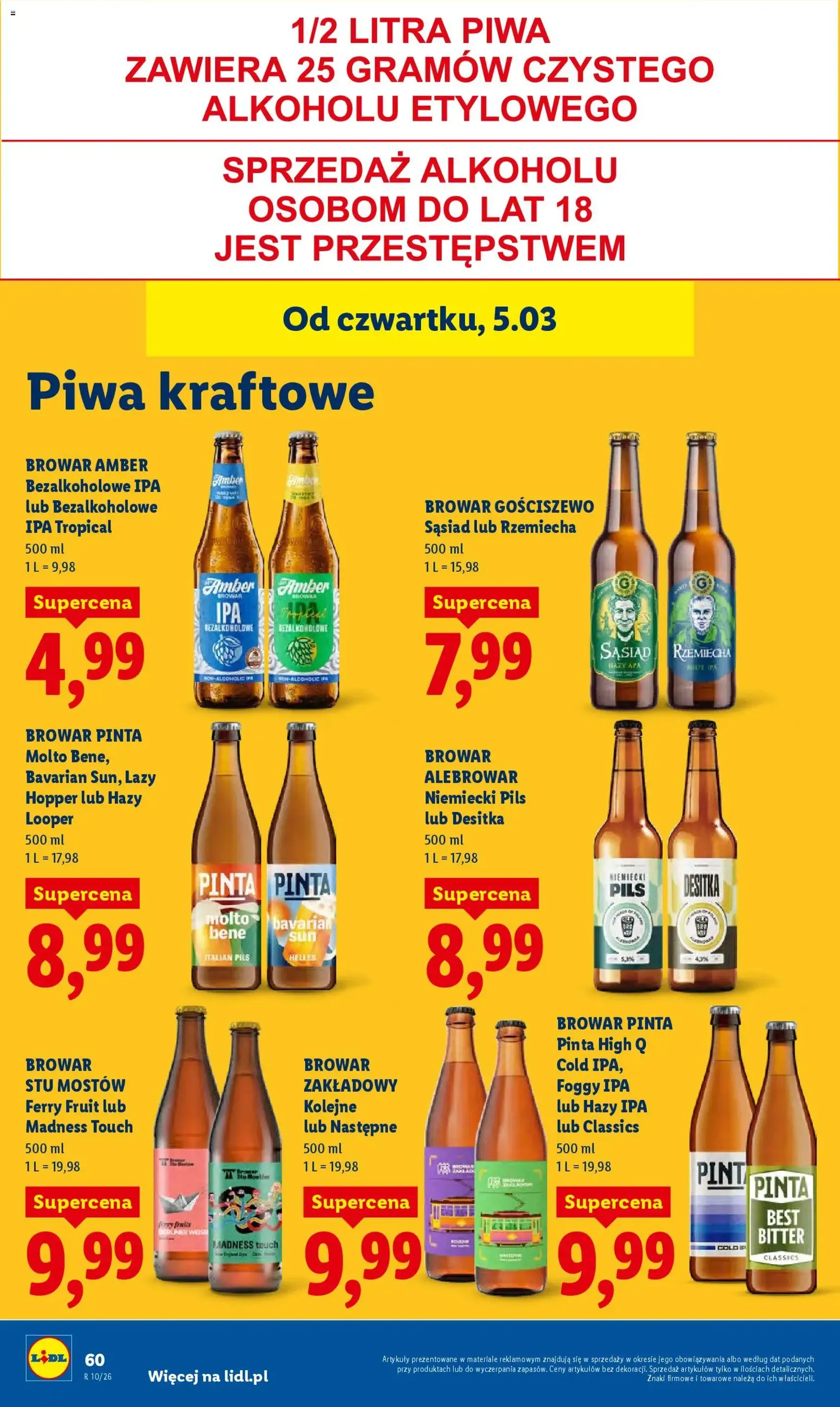Lidl gazetka - ważny gazetka od 05.03.2026 strona 62 z 71