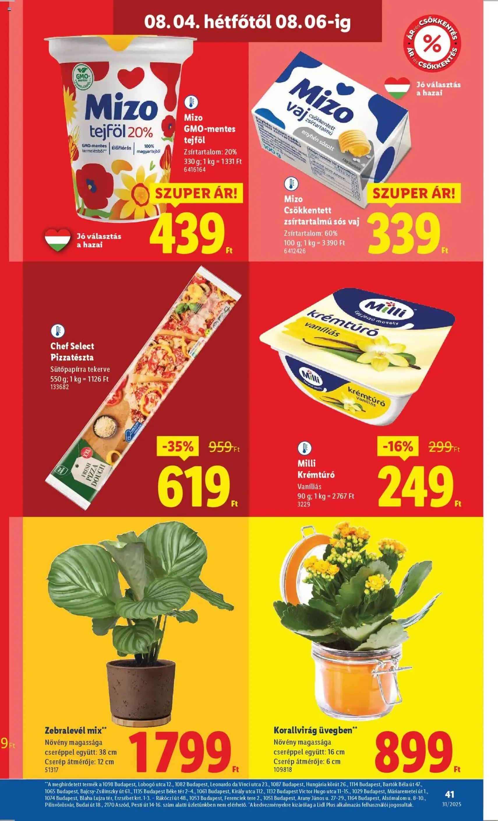 Lidl Akciós újság - 2025.07.31. érvényes szórólap 41 oldal 52 oldalból Lidl Akciós újság - 2025.07.31. érvényes szórólap 41 oldal 52 oldalból