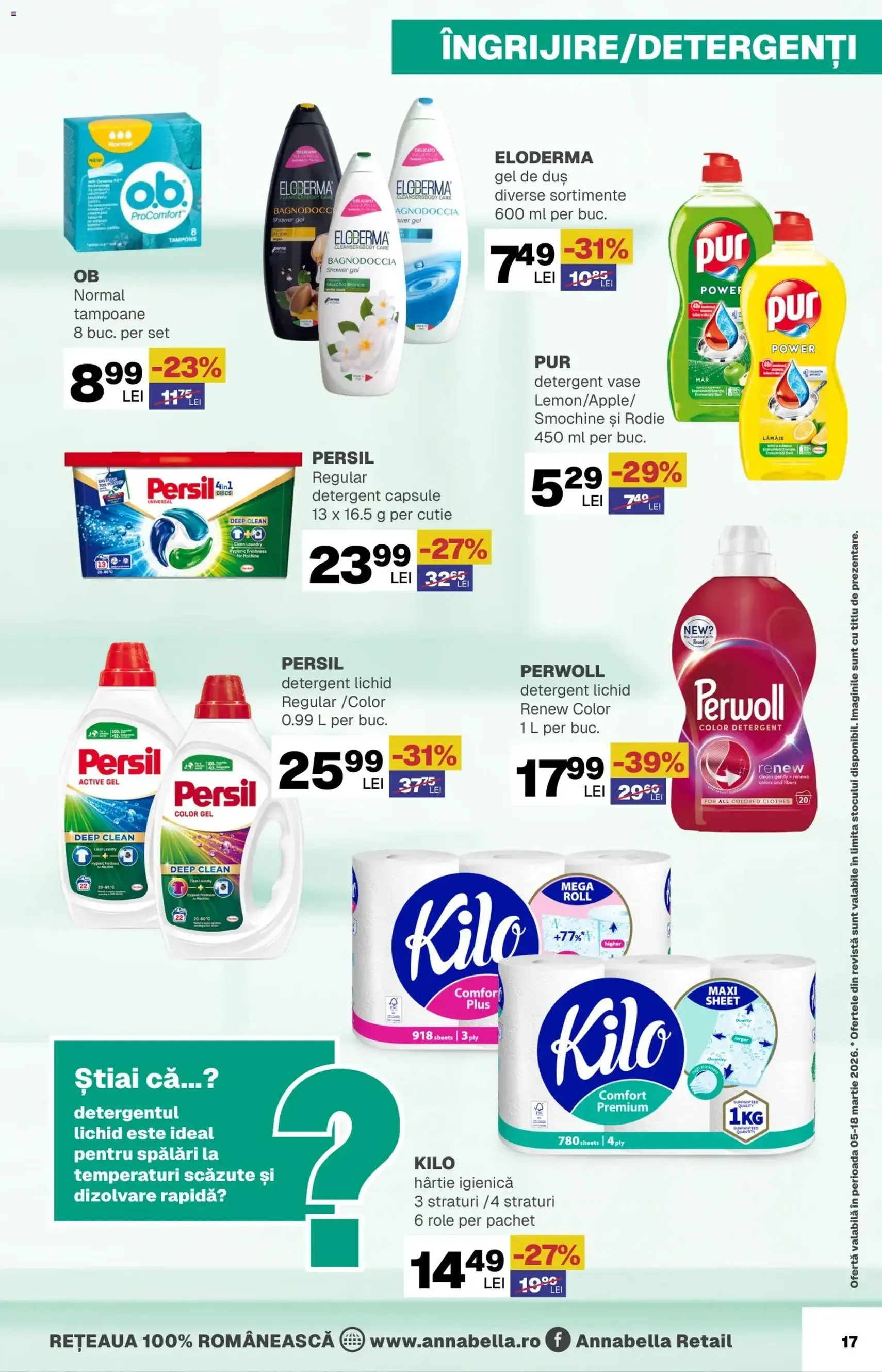 Annabella Catalog - cataloage valabile începând cu 05.03.2026 pagina 17 din 17
