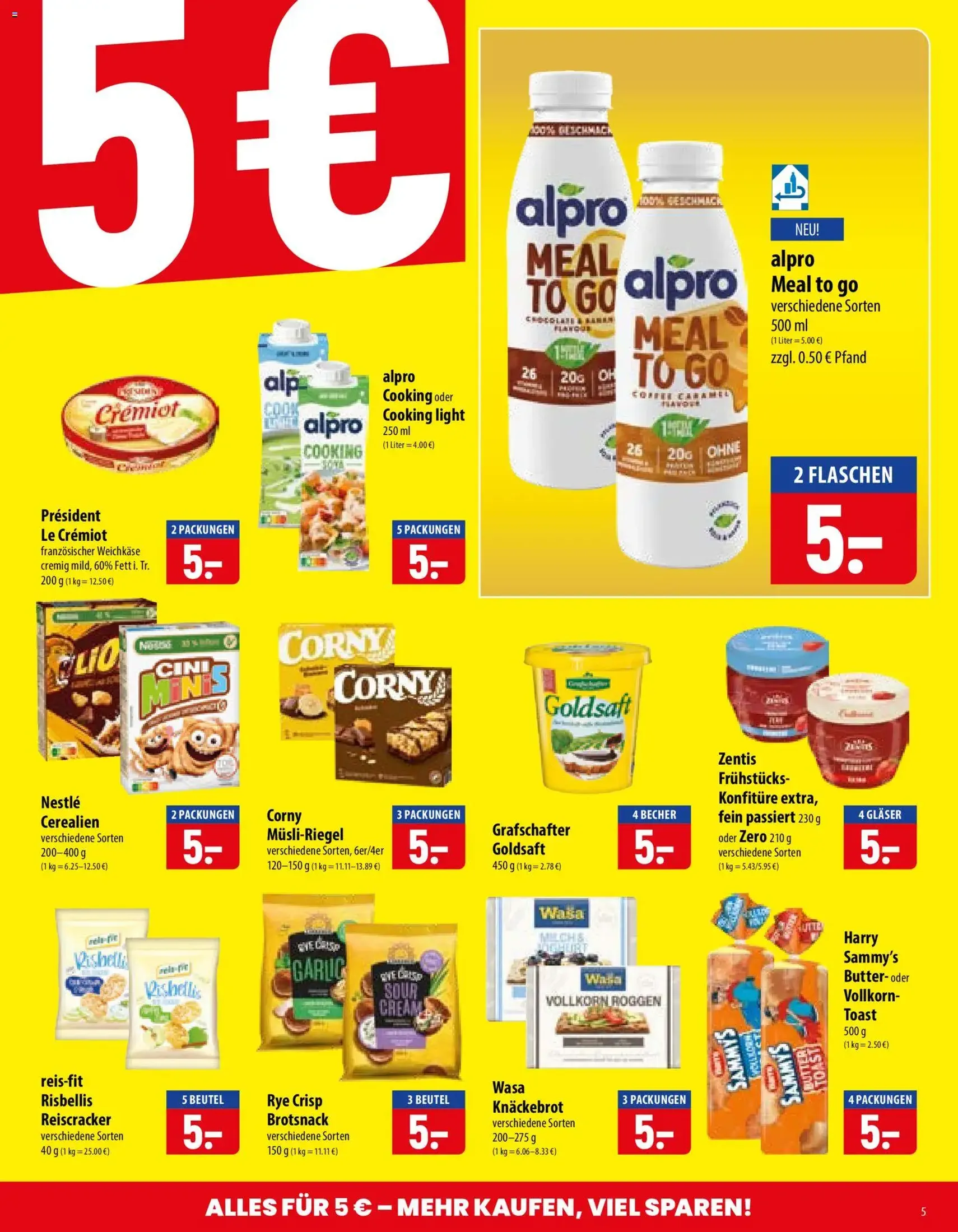 Famila Prospekt - Gültiger Prospekt ab 21.09.2026, Seite 5 von insgesamt 24