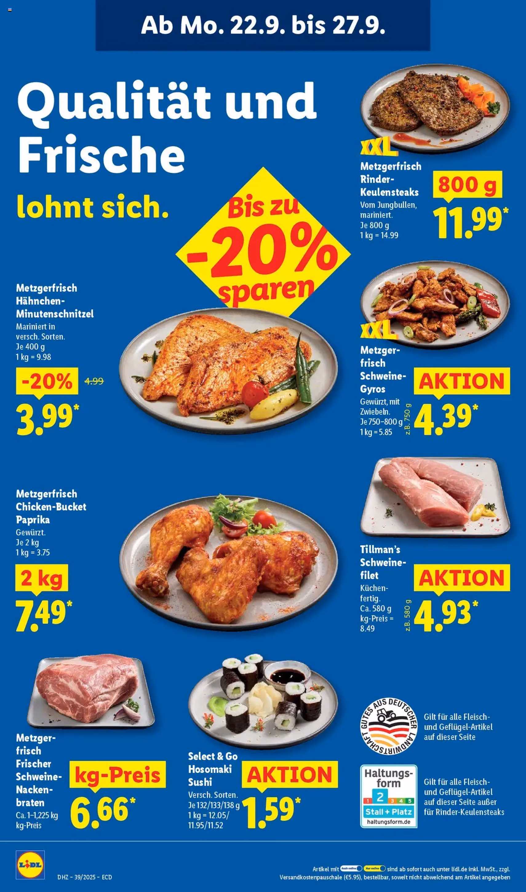 Lidl Prospekt - Gültiger Prospekt ab 22.09.2025, Seite 12 von insgesamt 68