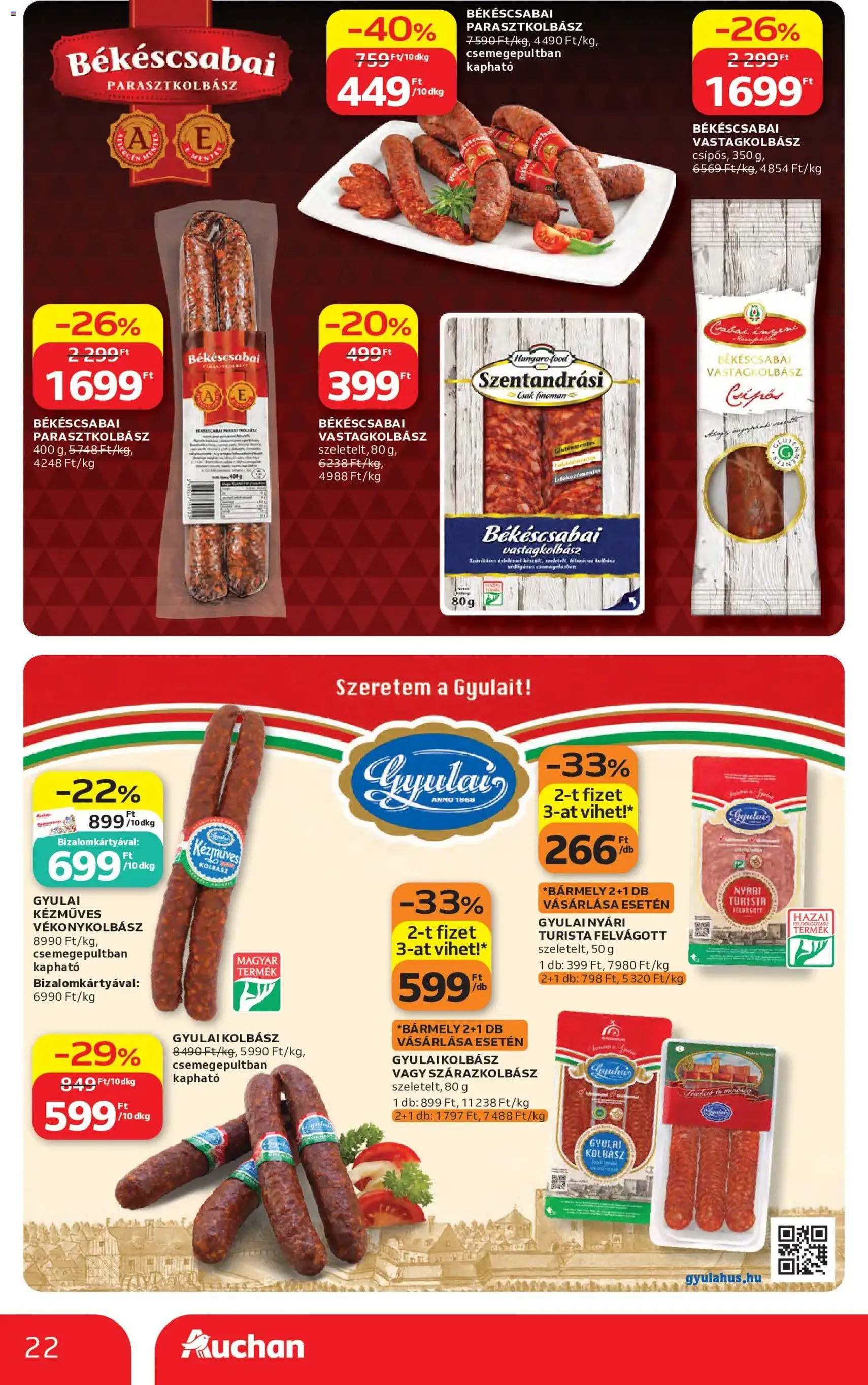 Auchan akciós újság - 2026.05.14. érvényes szórólap 22 oldal 58 oldalból