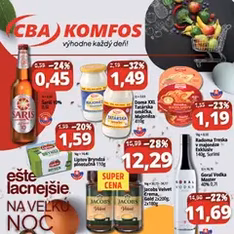 CBA Komfos leták - náhľad letáku platný od 27.03.2026