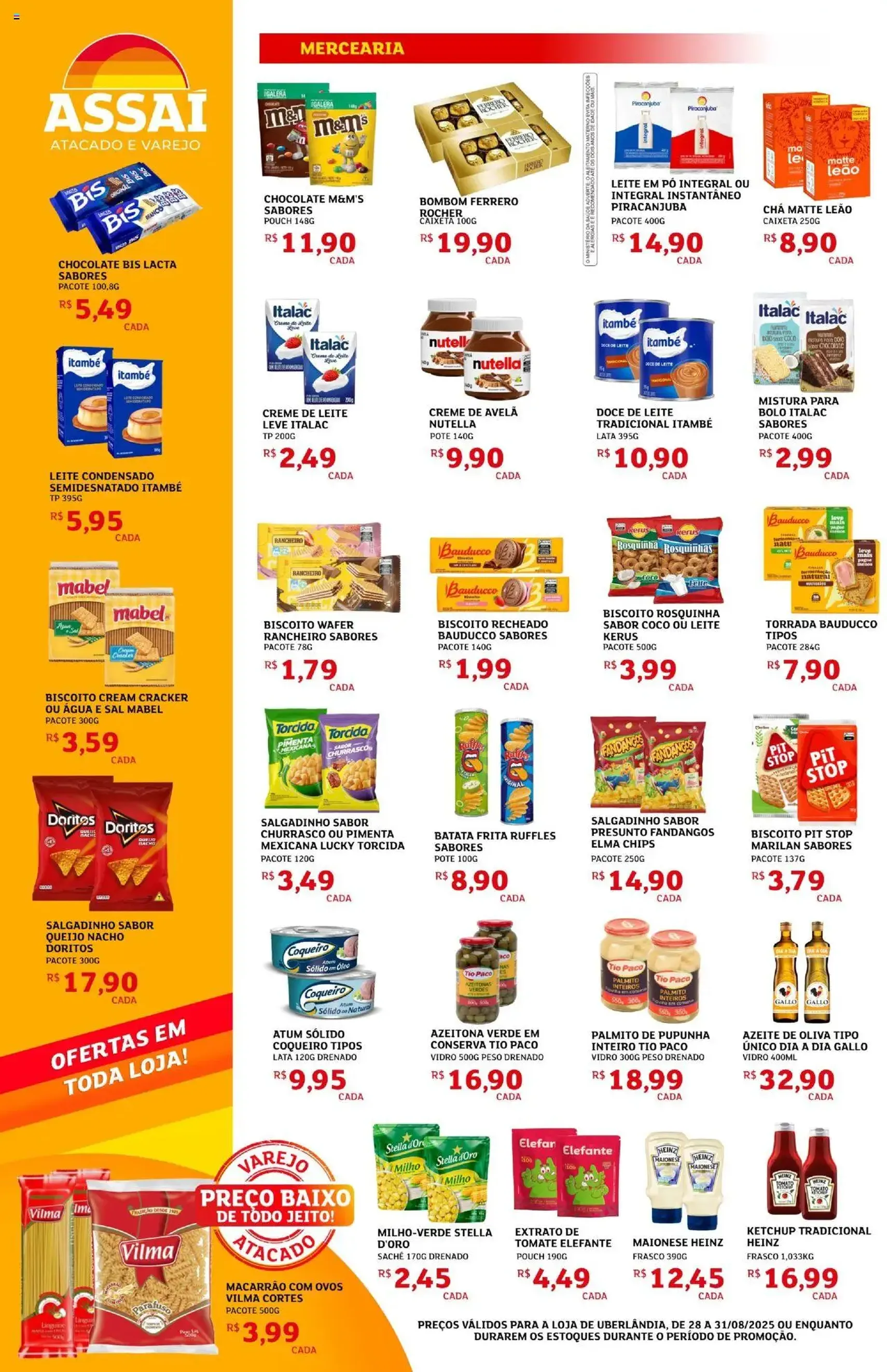 Encarte Assaí Atacadista - folheto válido a partir de 28/08/2025 página 2 de 4