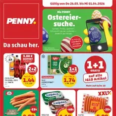 Penny Markt - Flugblatt - Prospekt Vorschau gültig ab 26.03.2026