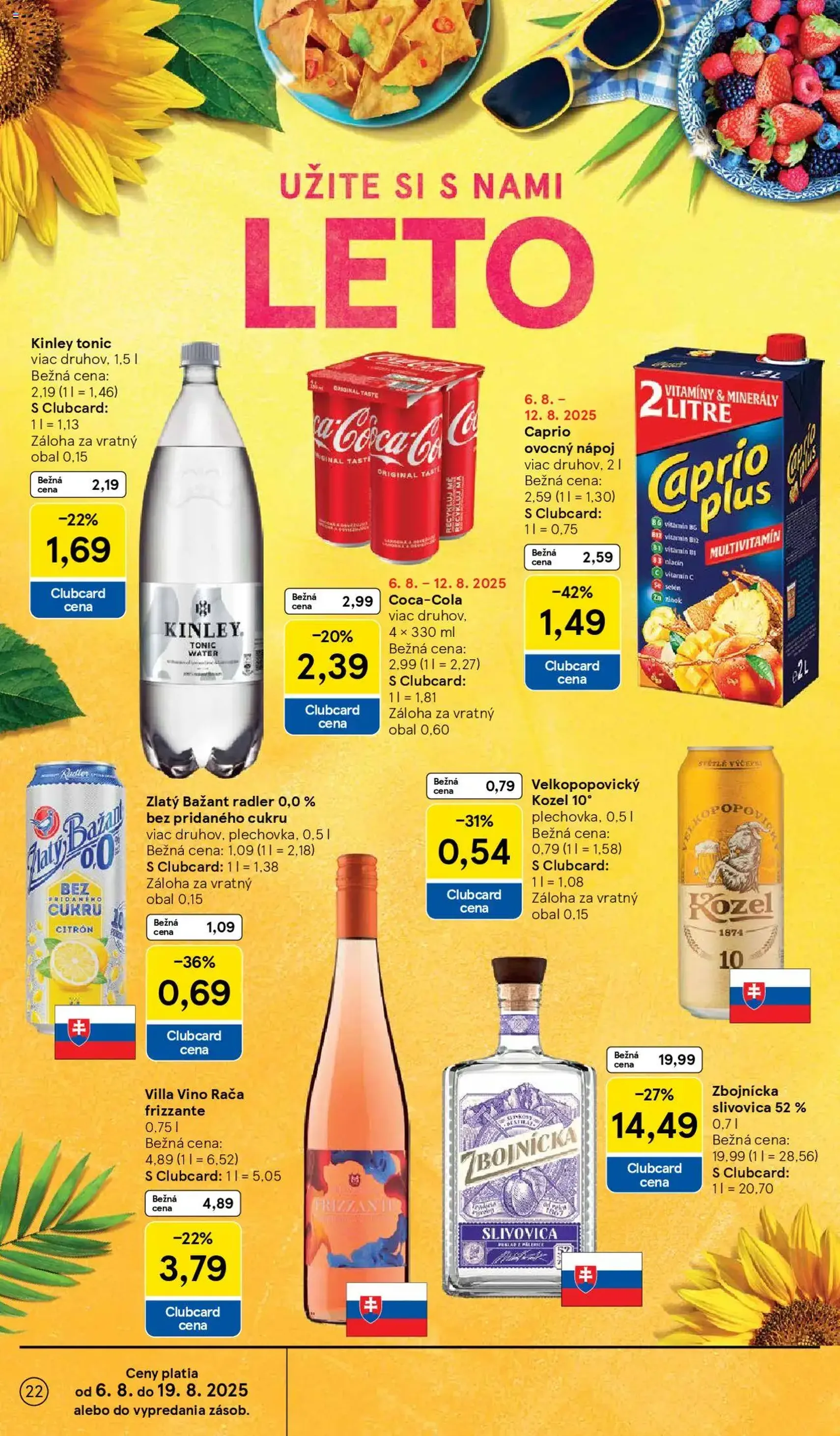 Tesco Hypermarket - leták - platný leták od 06.08.2025 strana 22 z 41 Tesco Hypermarket - leták - platný leták od 06.08.2025 strana 22 z 41