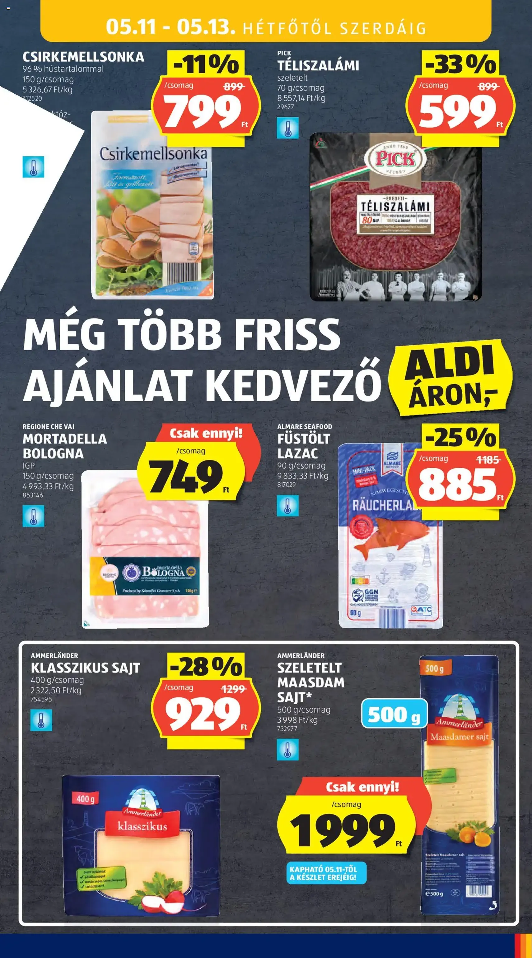Aldi akciós újság - 2026.05.07. érvényes szórólap 35 oldal 37 oldalból
