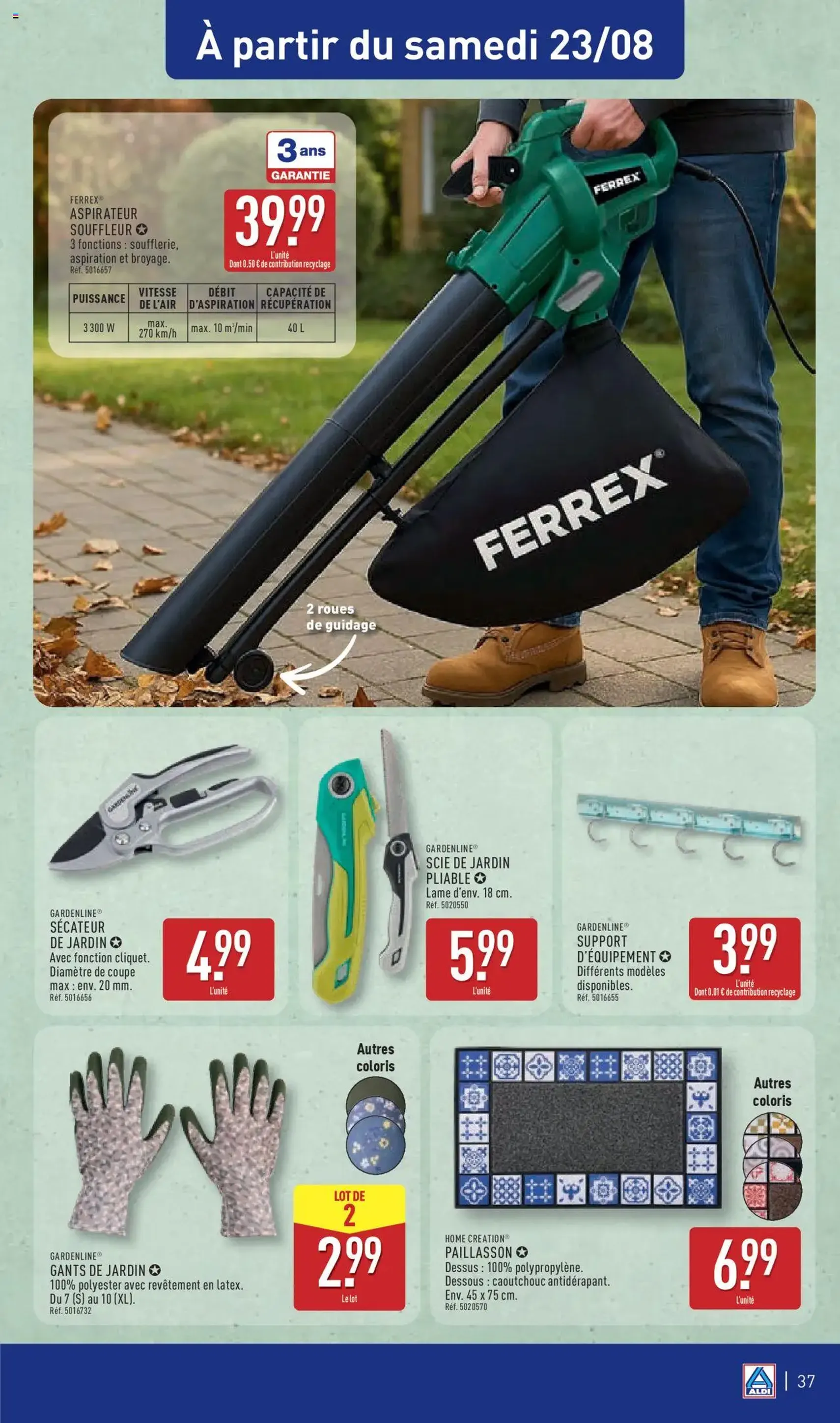 Aldi catalogue semaine 34 - brochure valable à partir du 19/08/2025, page 39 sur 43 Aldi catalogue semaine 34 - brochure valable à partir du 19/08/2025, page 39 sur 43