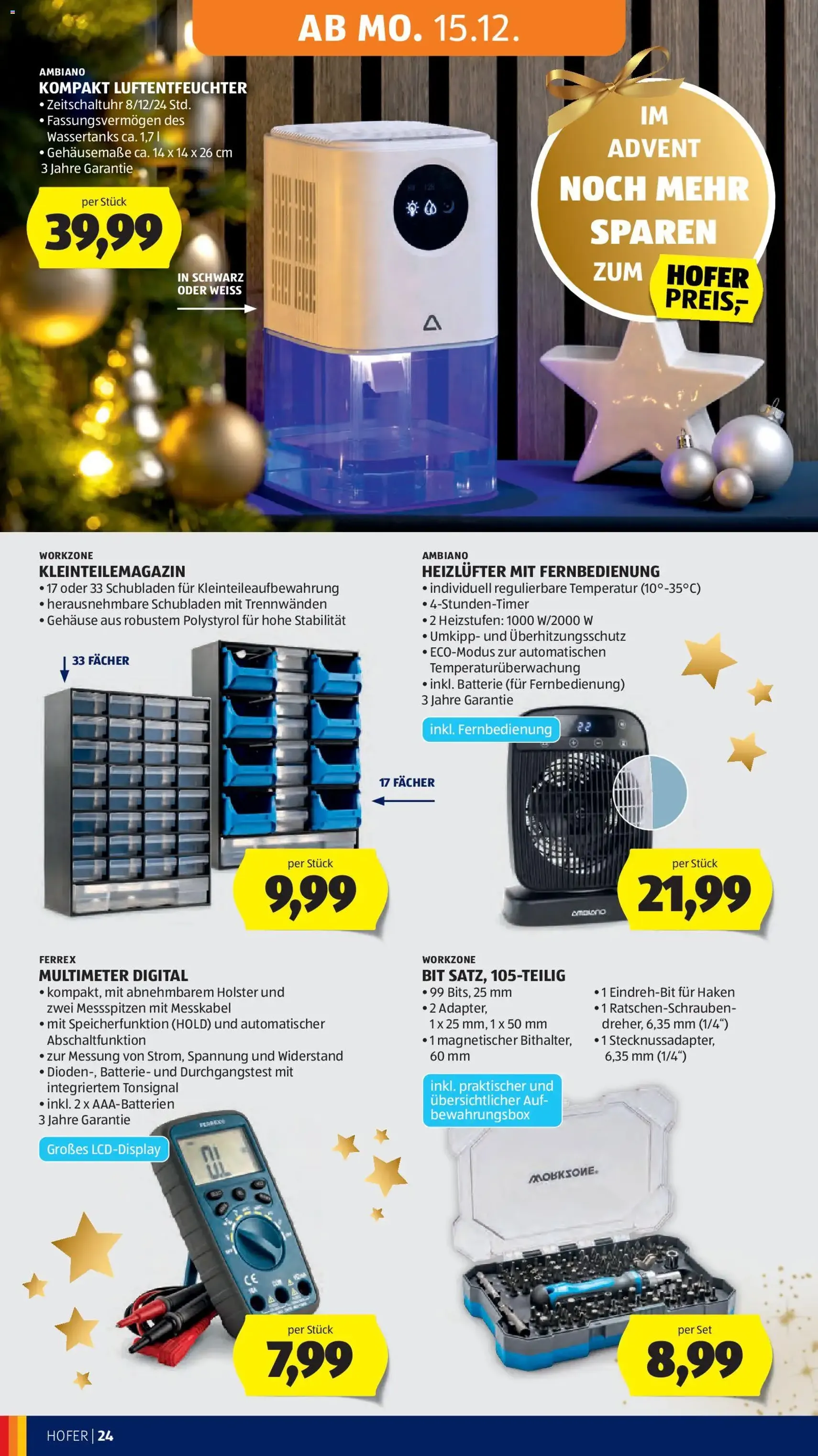Hofer Flugblatt - Gültiger Prospekt ab 12.12.2025, Seite 36 von insgesamt 53
