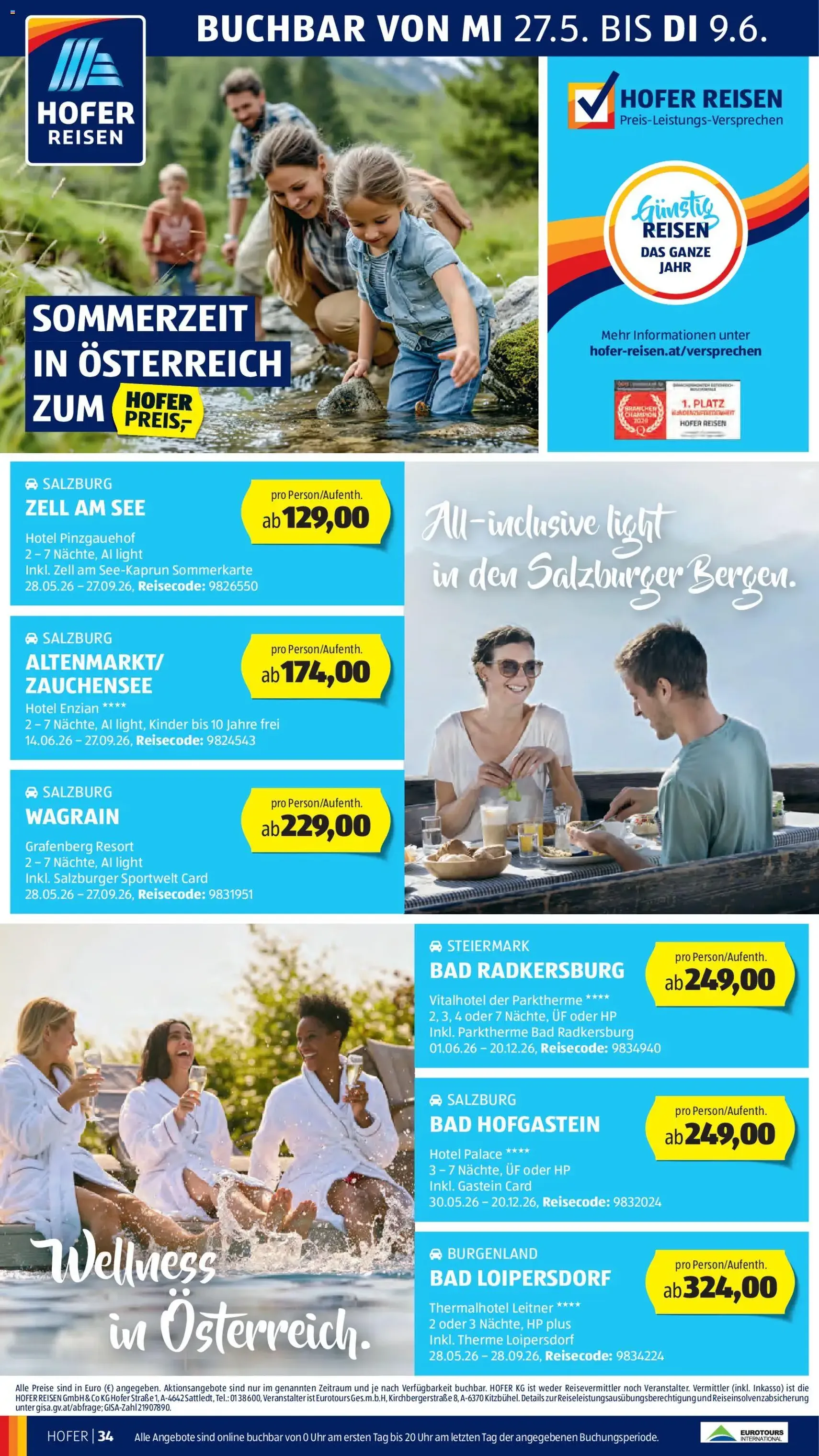 Hofer Flugblatt - Gültiger Prospekt ab 29.05.2026, Seite 40 von insgesamt 43
