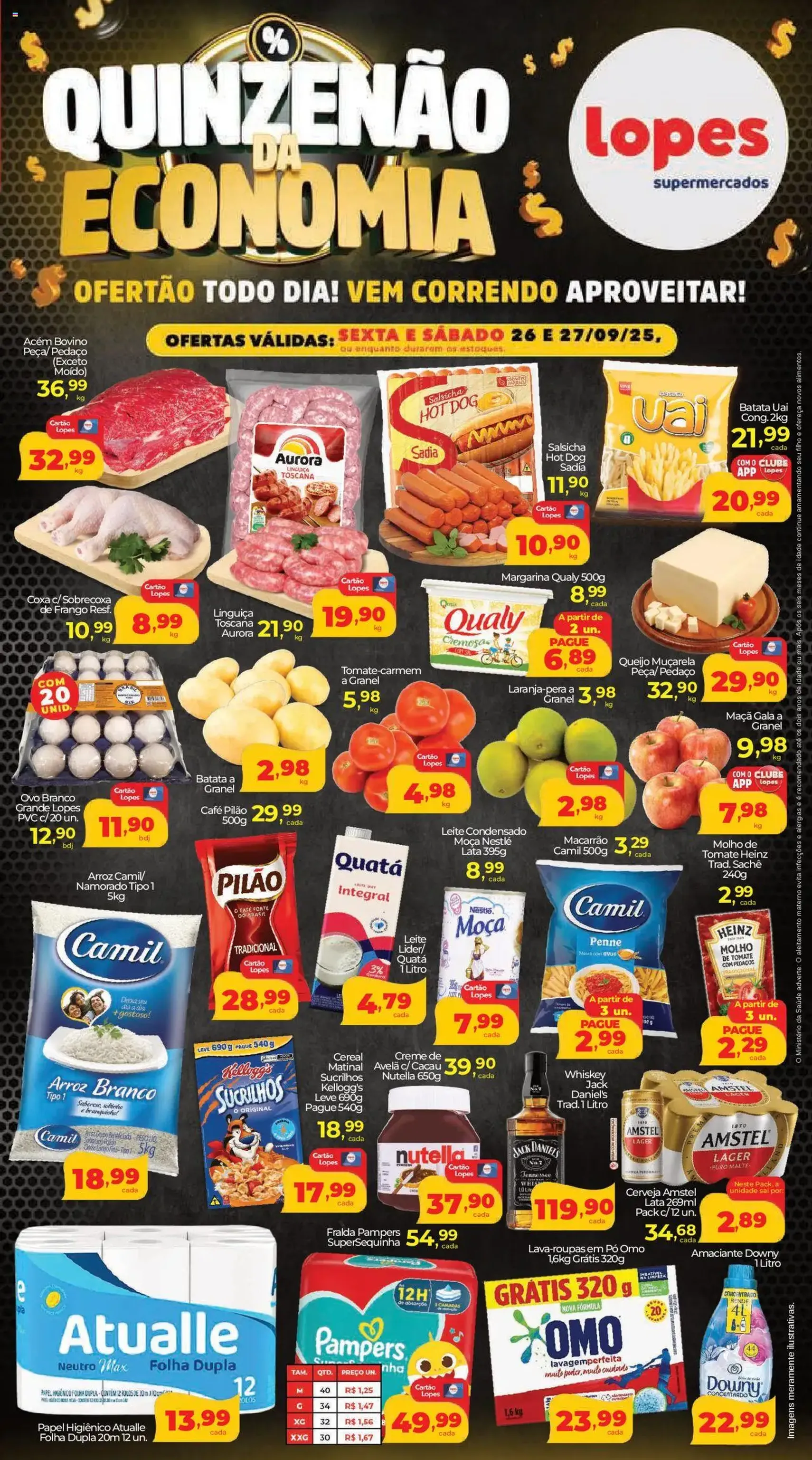 Lopes Supermercados - Ofertas da semana - folheto válido a partir de 26/09/2025 página 1 de 3