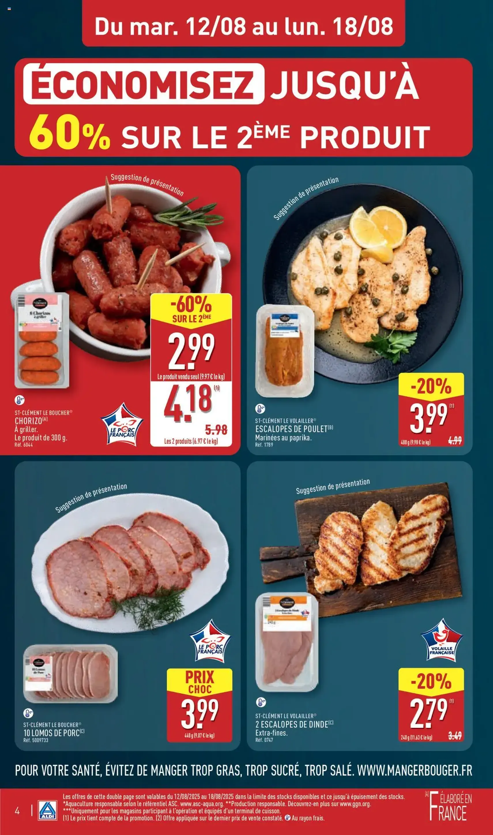 Aldi catalogue semaine 33 - brochure valable à partir du 12/08/2025, page 6 sur 51 Aldi catalogue semaine 33 - brochure valable à partir du 12/08/2025, page 6 sur 51