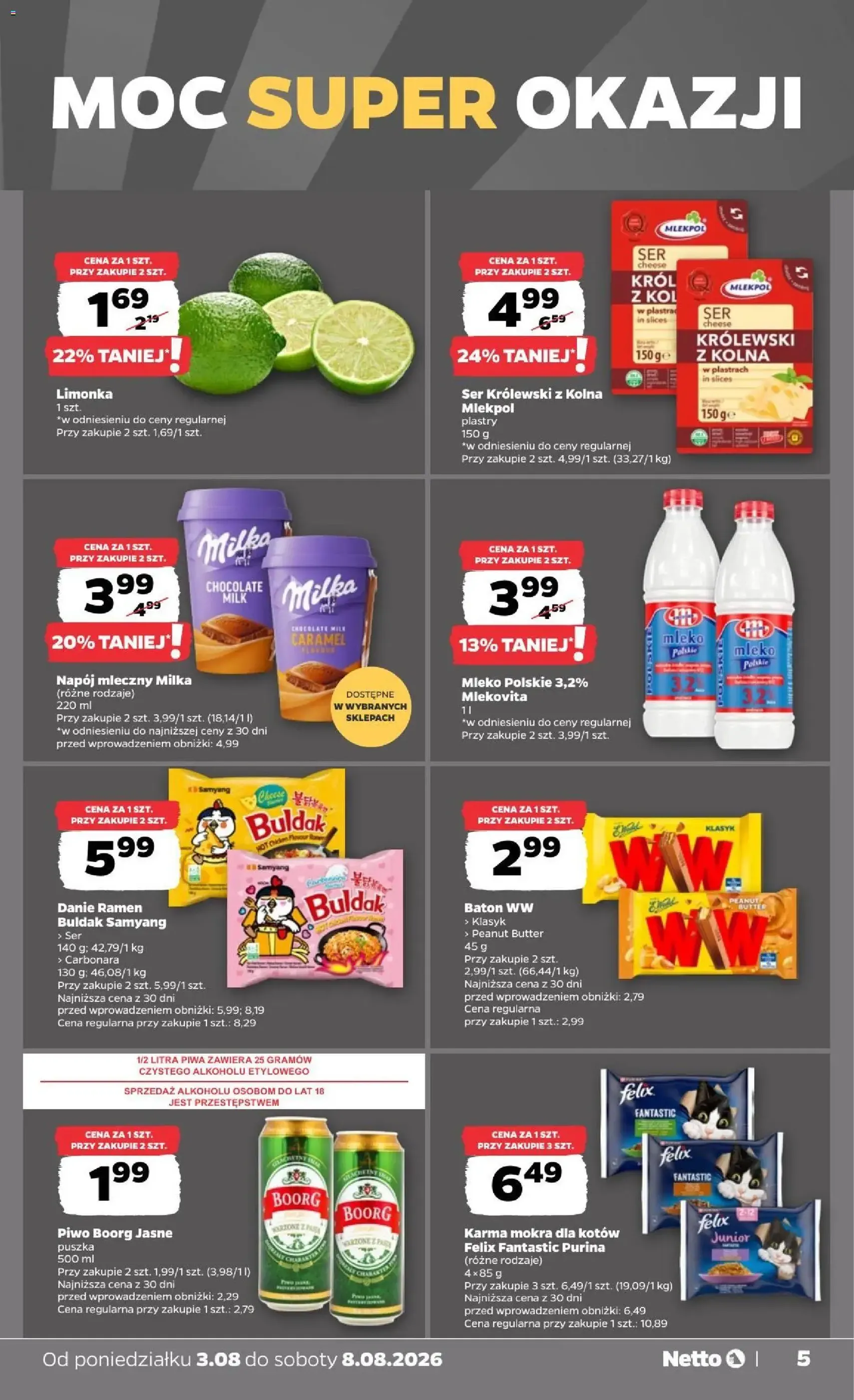 Netto gazetka od poniedziałku - ważny gazetka od 03.08.2026 strona 5 z 37