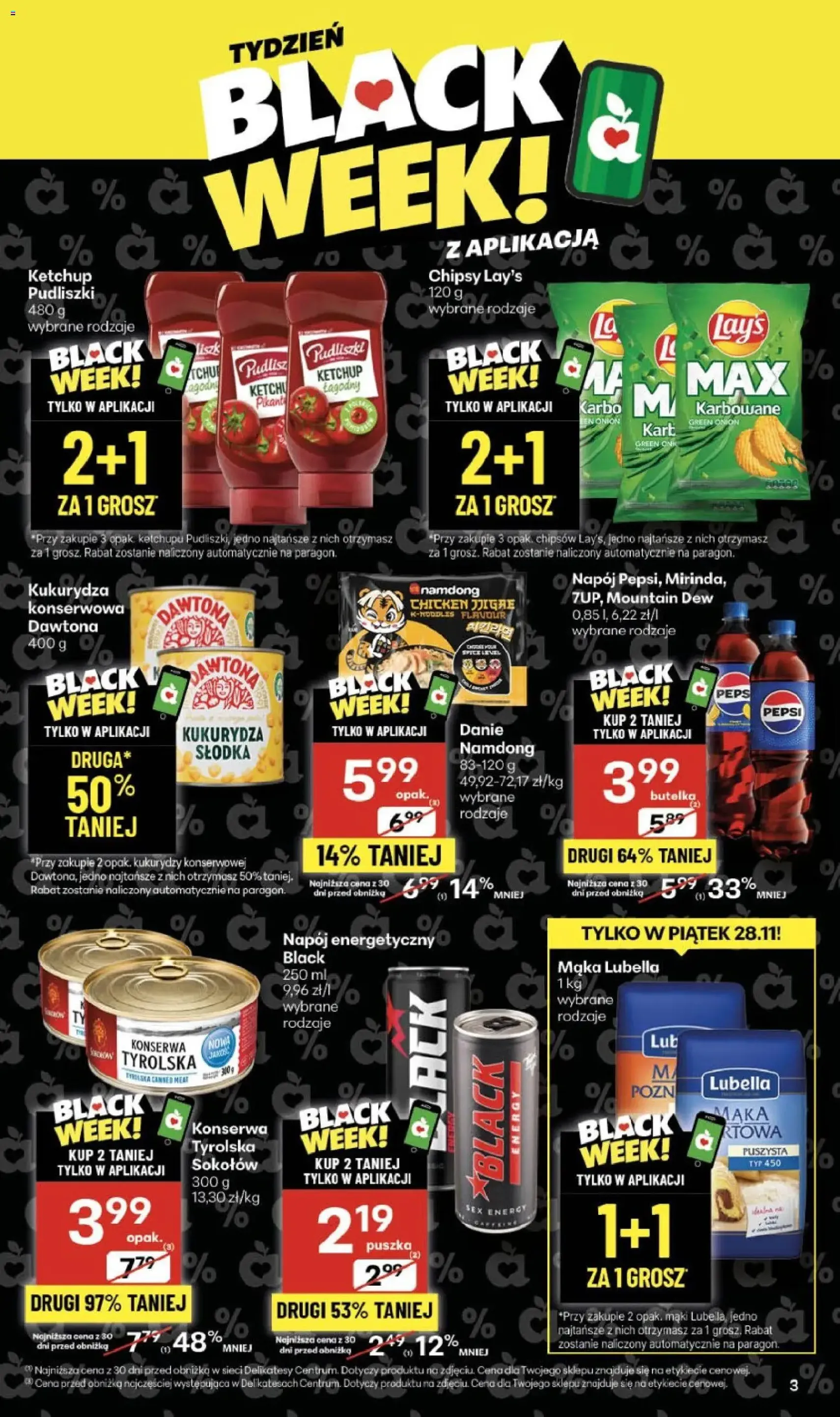 Delikatesy Centrum Black Friday - ważny gazetka od 27.11.2025 strona 3 z 40