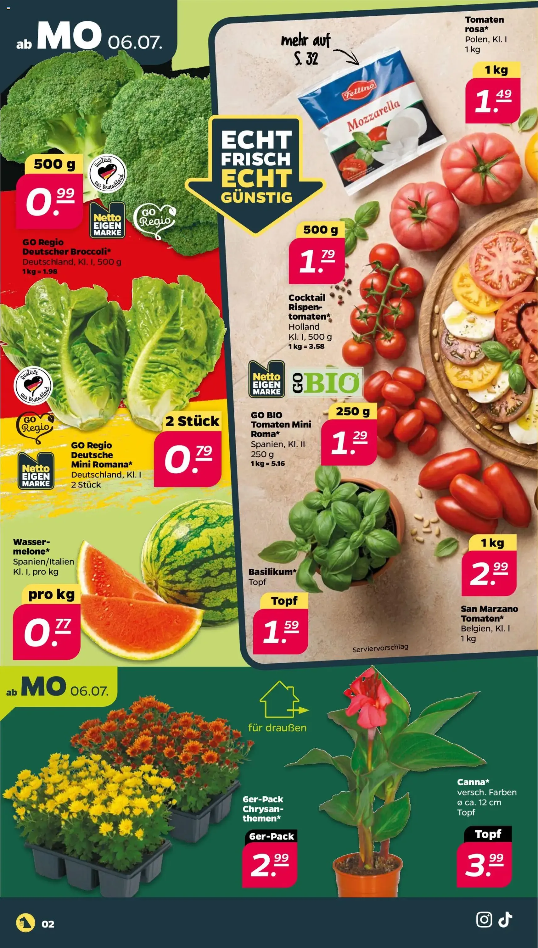 Netto Prospekt - Gültiger Prospekt ab 06.07.2026, Seite 2 von insgesamt 35
