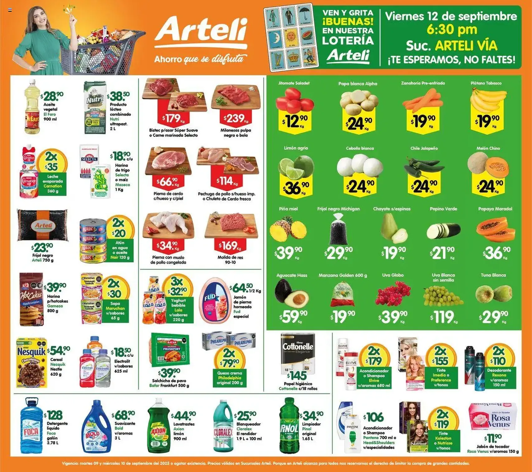 Arteli - Folleto Arteli - folleto válido desde 09/09/2025 página 1 de 1