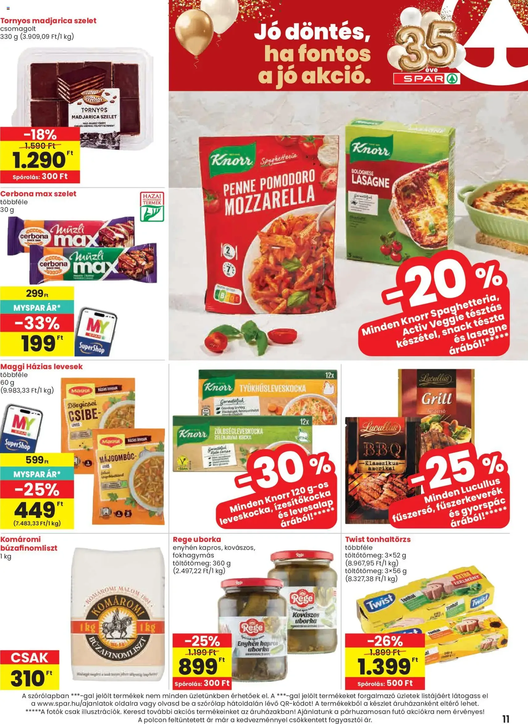 Spar akciós újság - 2026.07.02. érvényes szórólap 11 oldal 20 oldalból