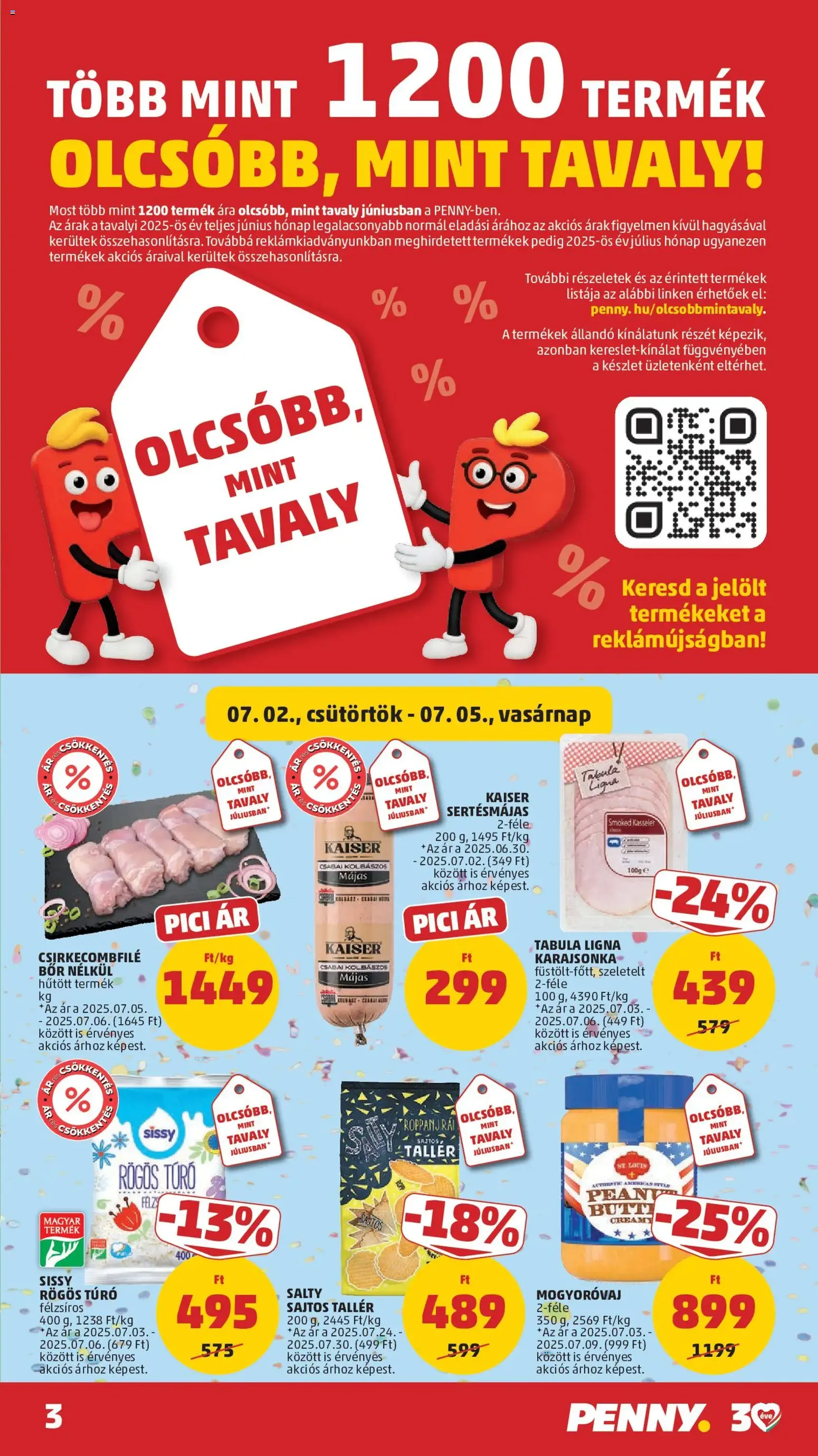 PENNY akciós újság - 2026.07.02. érvényes szórólap 3 oldal 46 oldalból