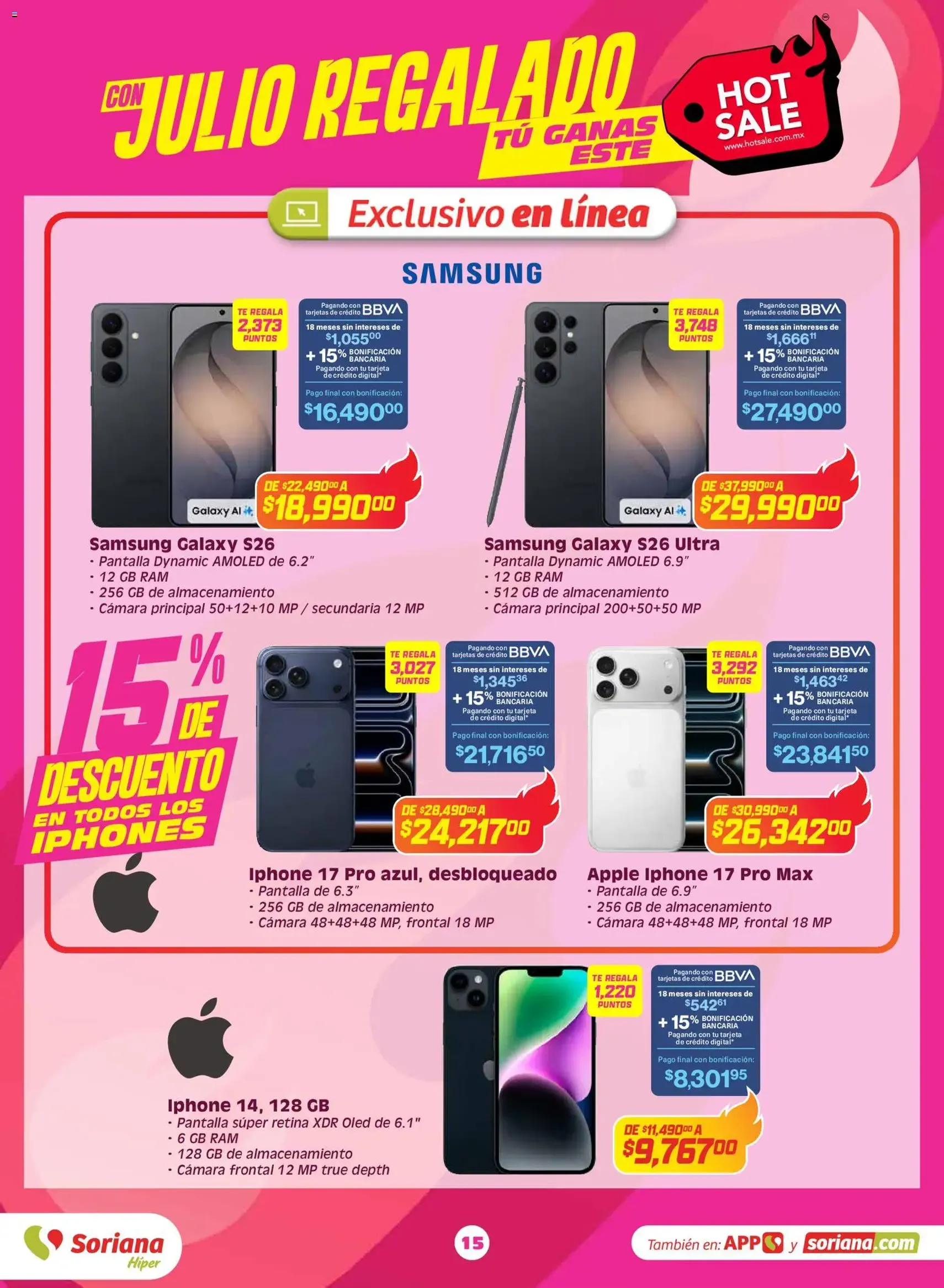Soriana Hot Sale - folleto válido desde 25/05/2026 página 15 de 47