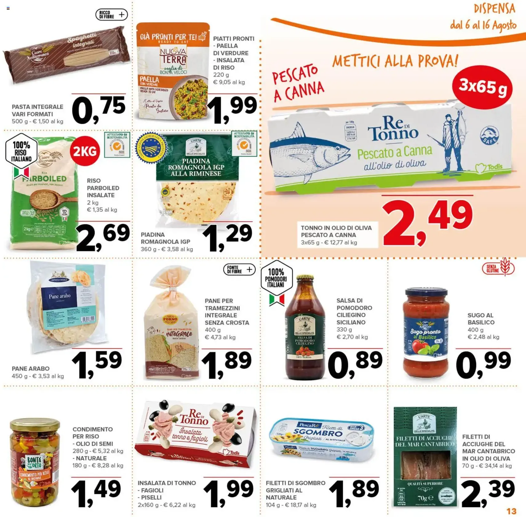 Todis volantino - volantino valido dal 06/08/2026 pagina 13 di 20