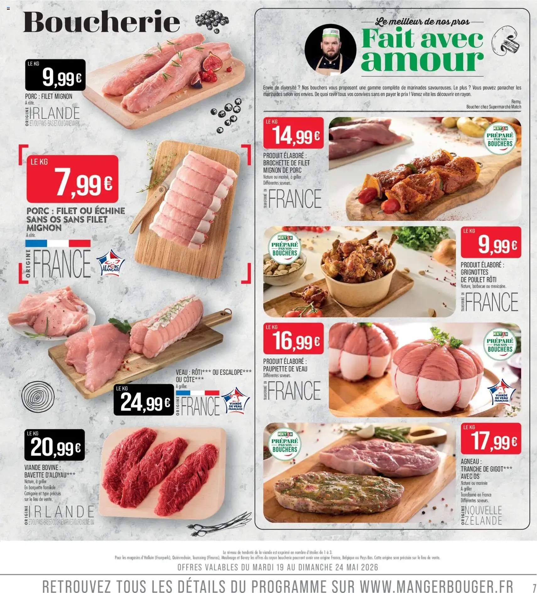 Match Supermarché catalogue - brochure valable à partir du 19/05/2026, page 7 sur 24
