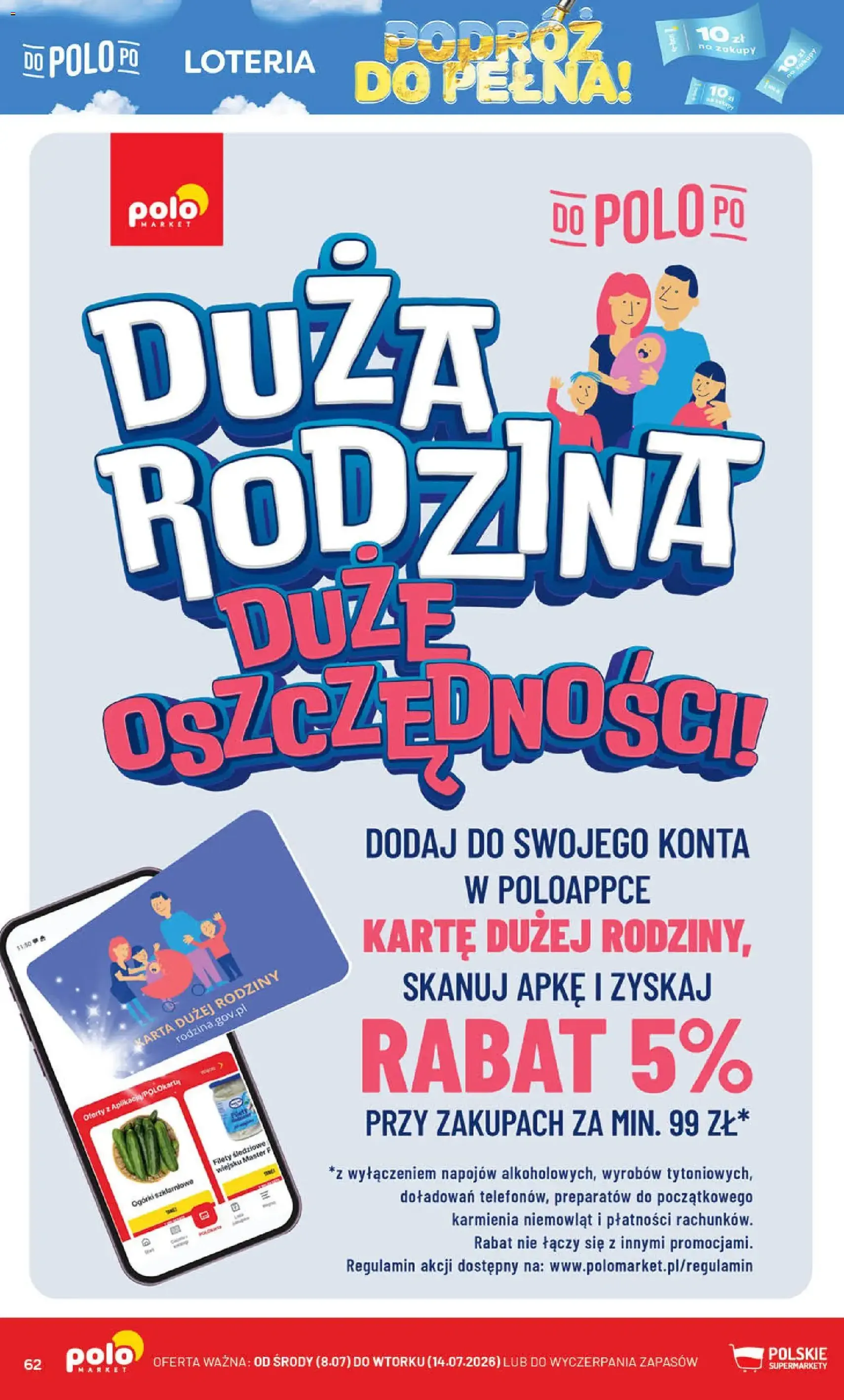 POLOmarket gazetka - ważny gazetka od 08.07.2026 strona 62 z 78