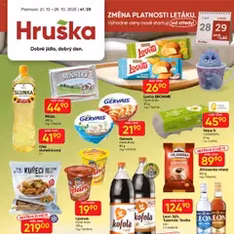 Hruška leták - náhled letáku platný od 21.10.2025