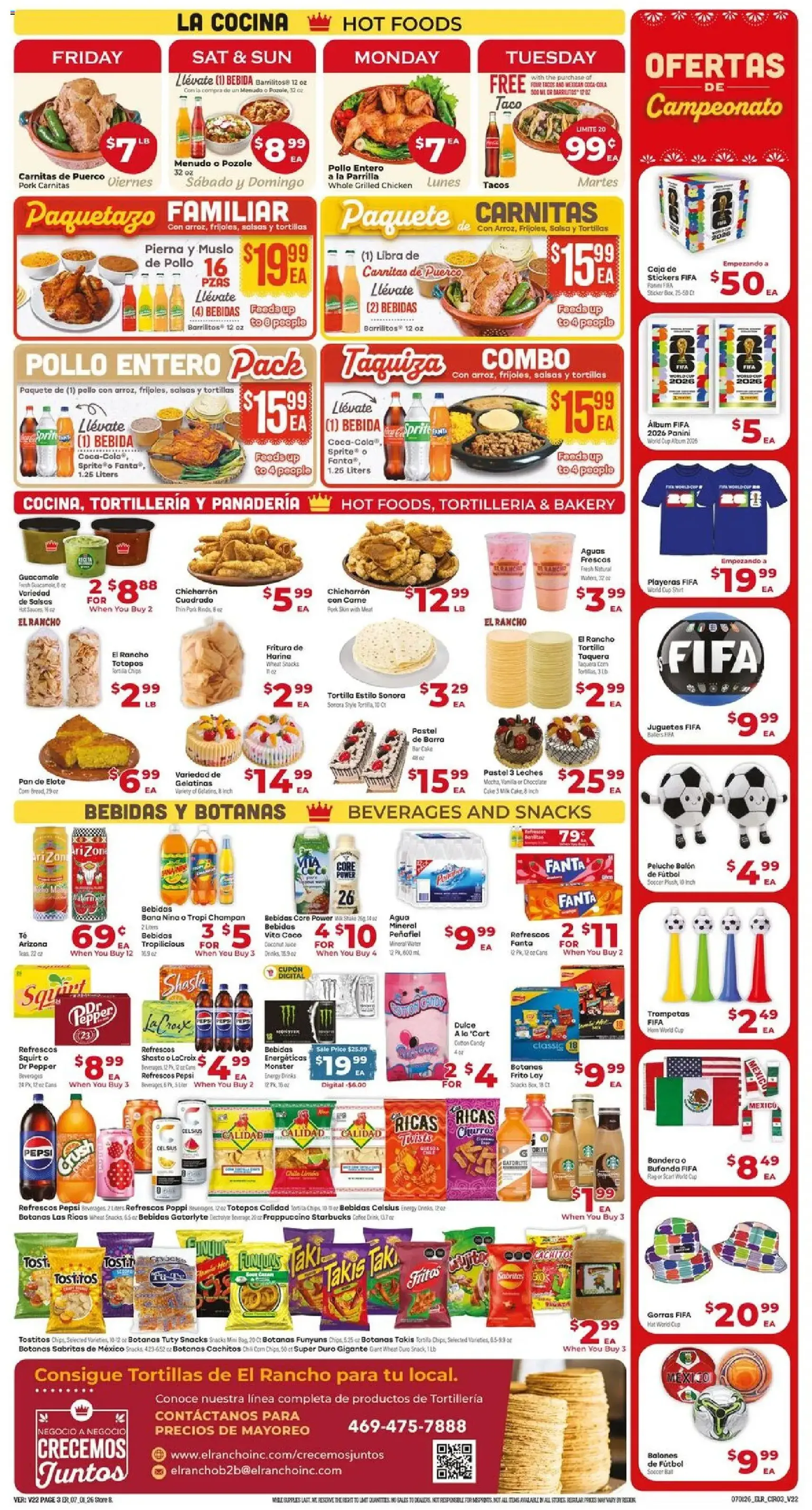 El Rancho Weekly Ad - valid flyer from 07/01/2026, page 3 of 4