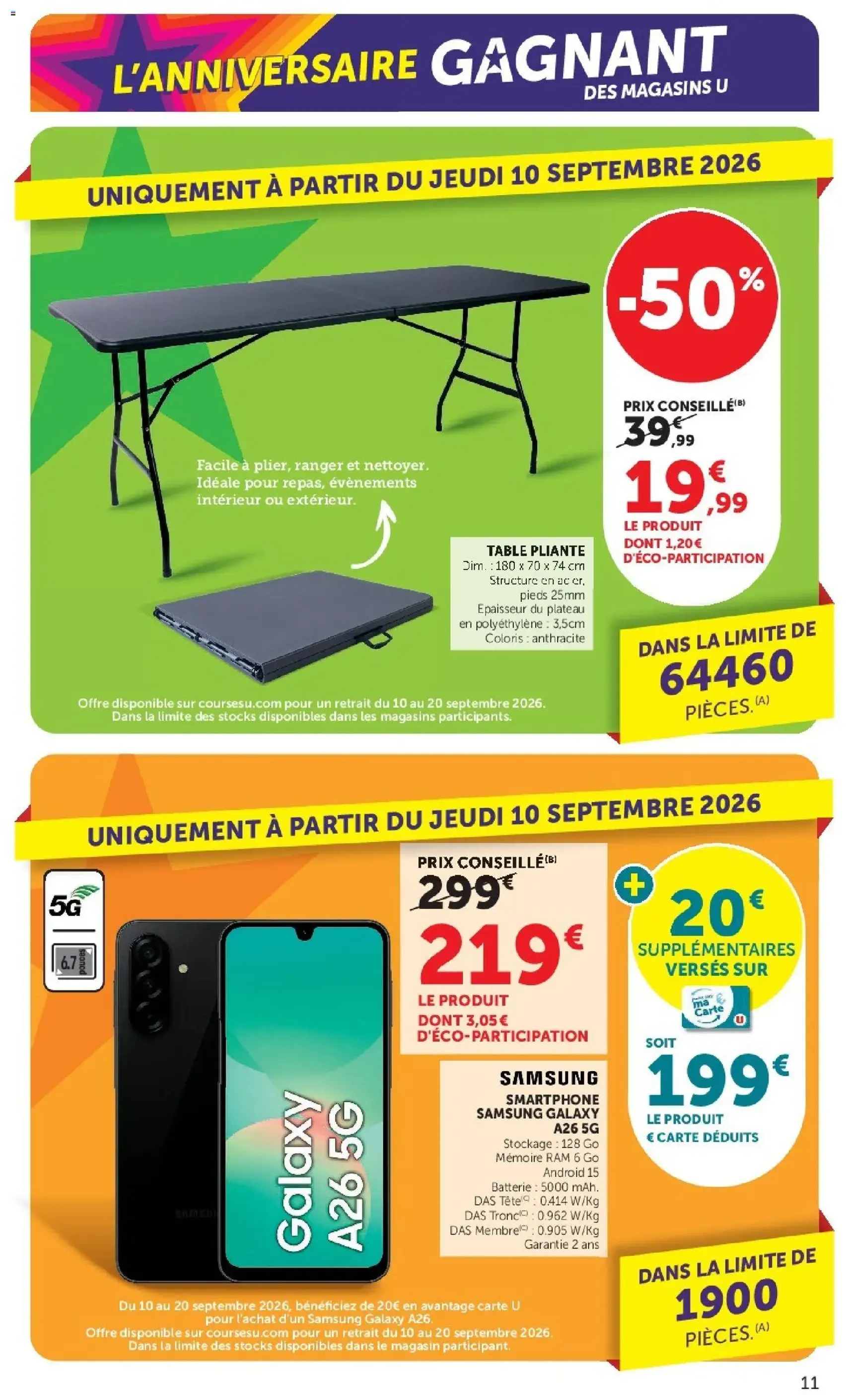 Hyper U catalogue - brochure valable à partir du 08/09/2026, page 11 sur 52