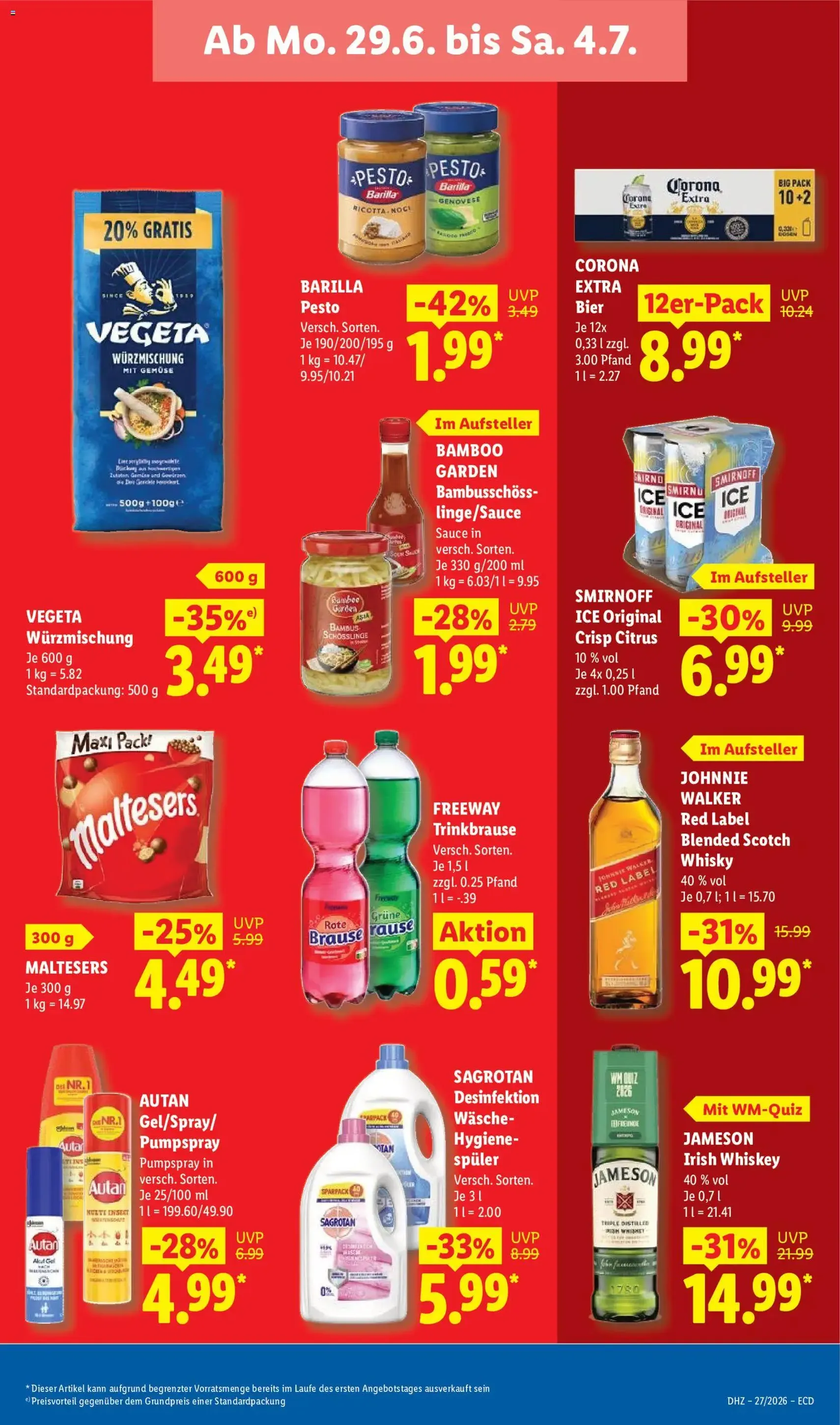 Lidl Prospekt - Gültiger Prospekt ab 29.06.2026, Seite 25 von insgesamt 67
