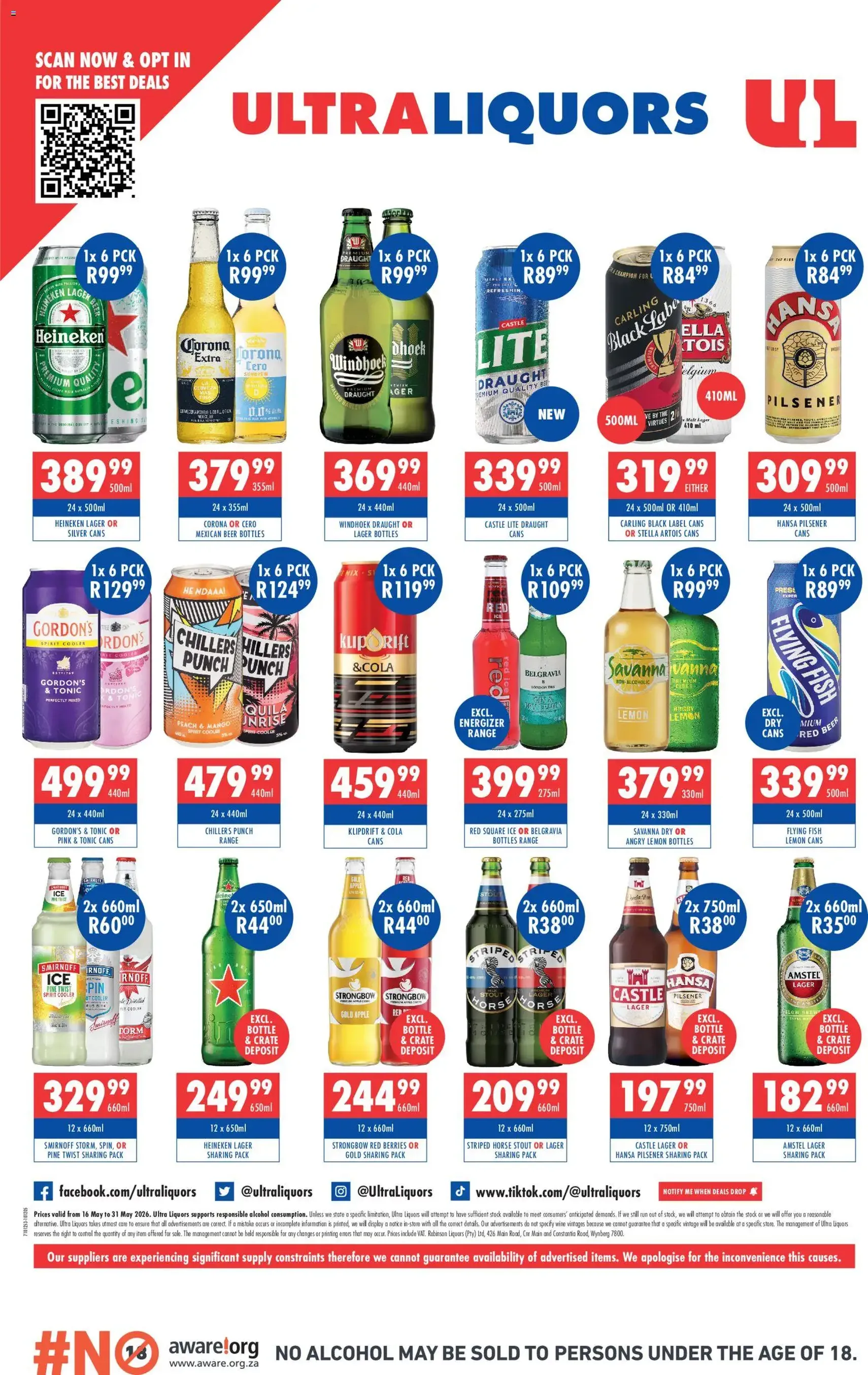 Ultra Liquors Specials - valid flyer from 16/05/2026, page 4 of 4