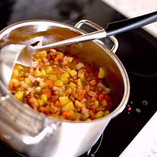 Voorvertoning van recept Linzensoep zonder bloem