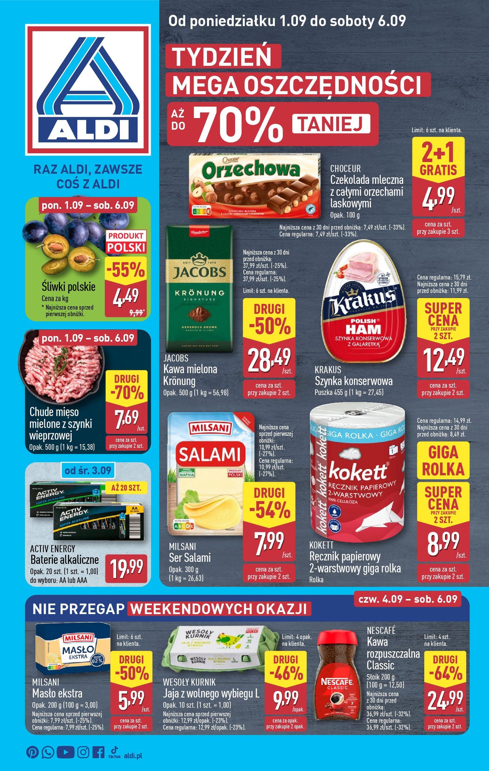 Aldi Gazetka - ważny gazetka od 01.09.2025 strona 1 z 39 Aldi Gazetka - ważny gazetka od 01.09.2025 strona 1 z 39