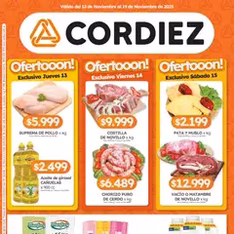 Vista previa del folleto Cordiez ofertas válido desde 13/11/2025