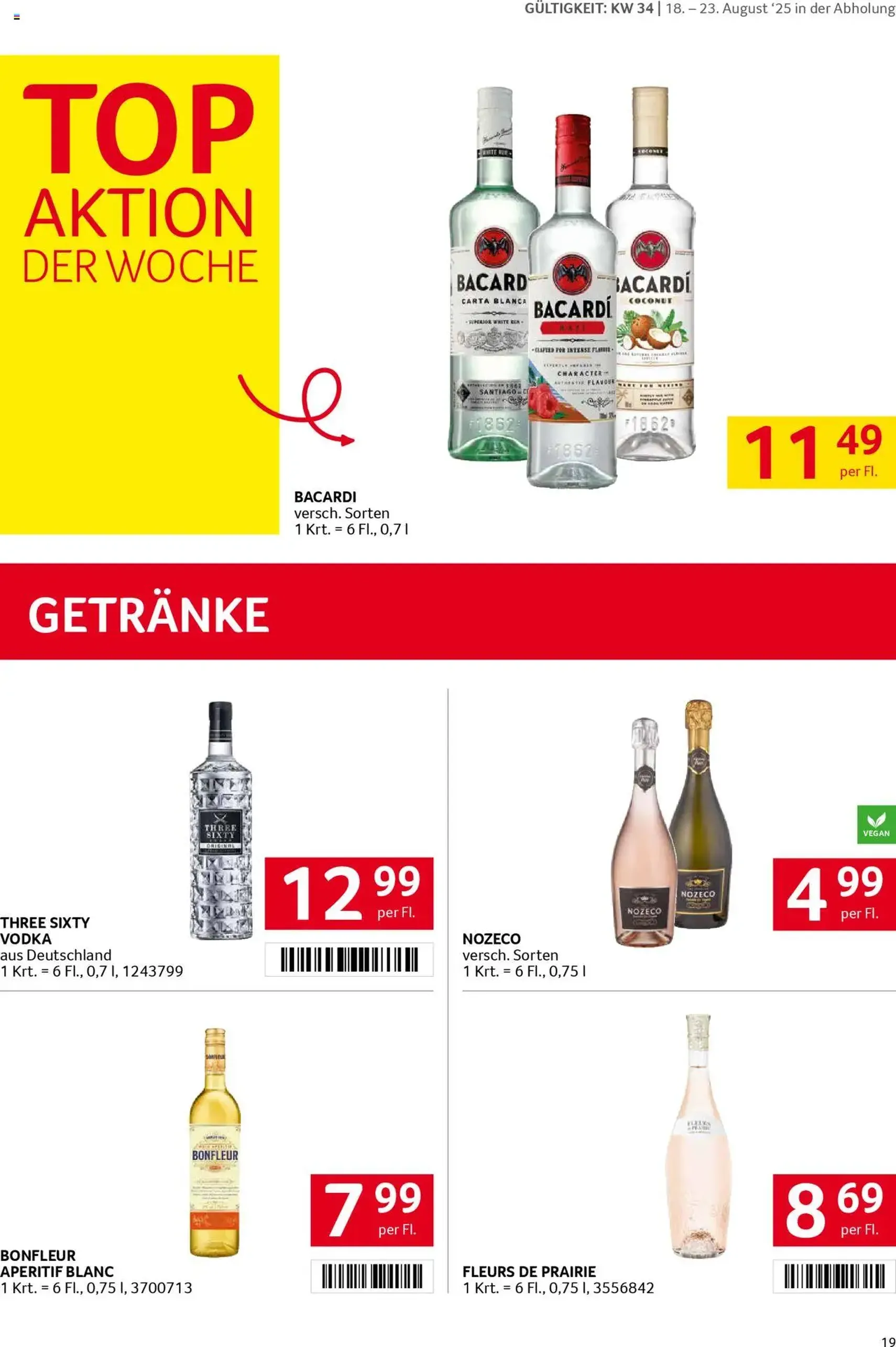 Transgourmet Flugblatt - Gültiger Prospekt ab 17.08.2025, Seite 18 von insgesamt 27
