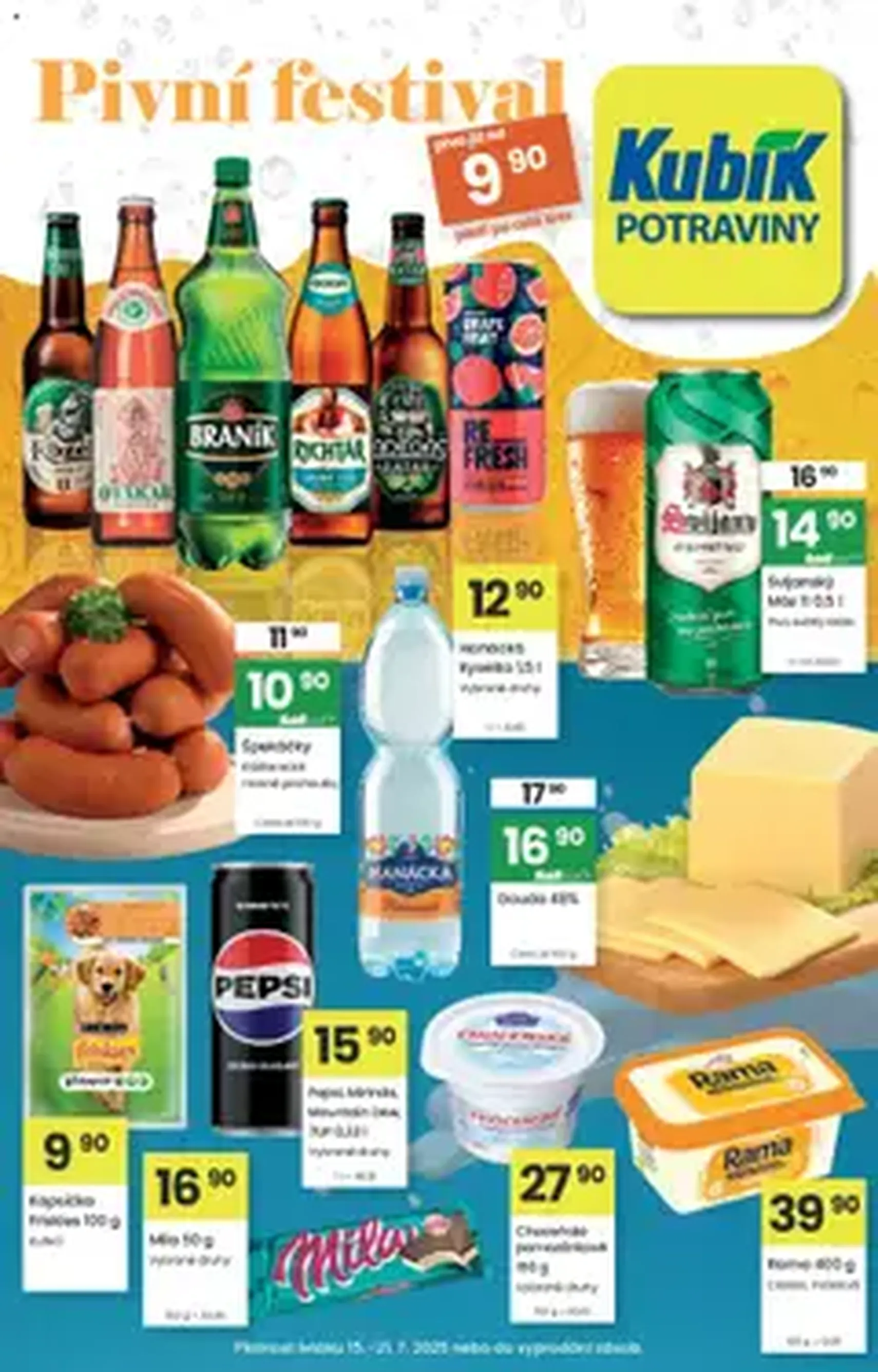 Kubík leták - platný leták od 15.07.2025 strana 1 z 1