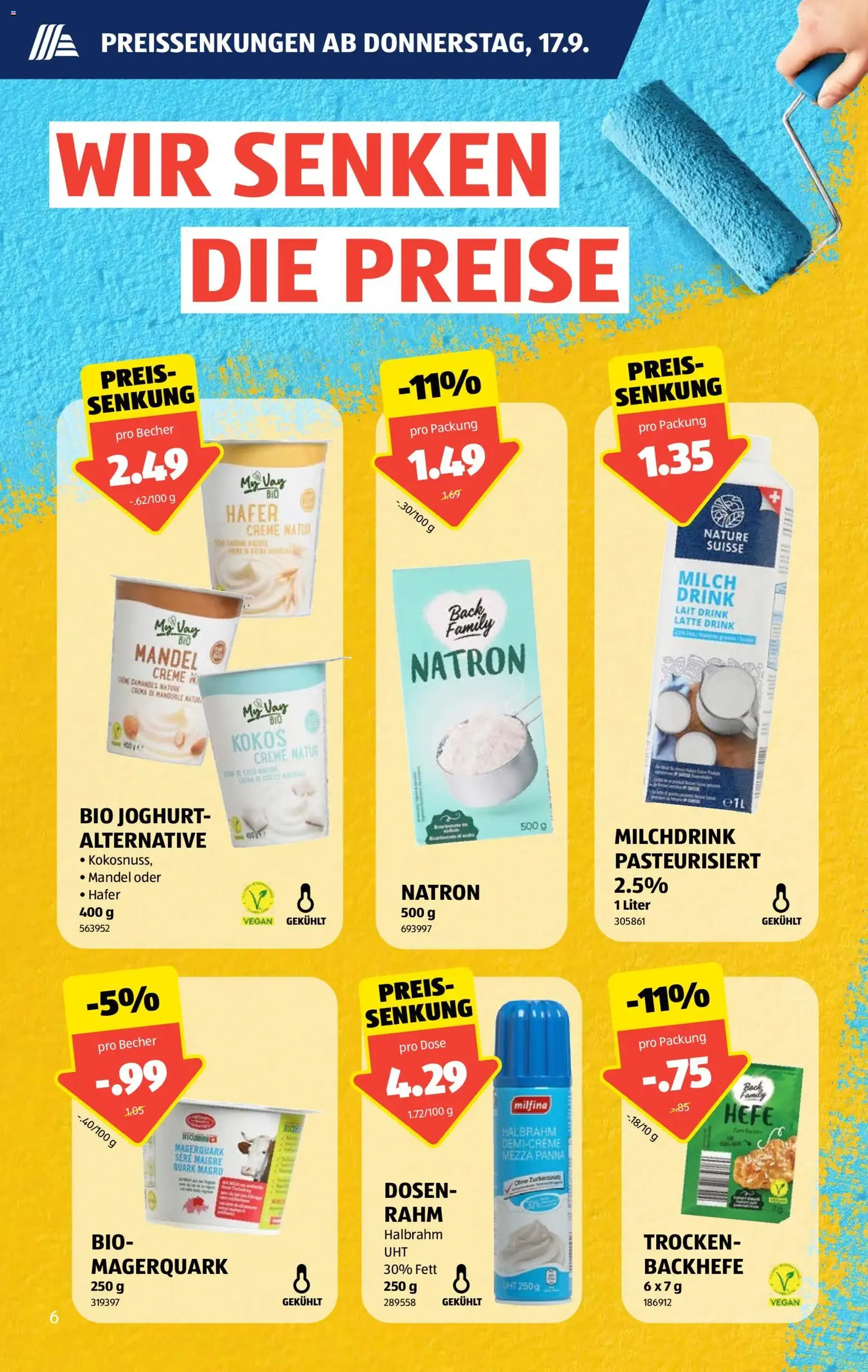 Aldi aktionen - Gültiger Prospekt ab 17.09.2026, Seite 6 von insgesamt 36