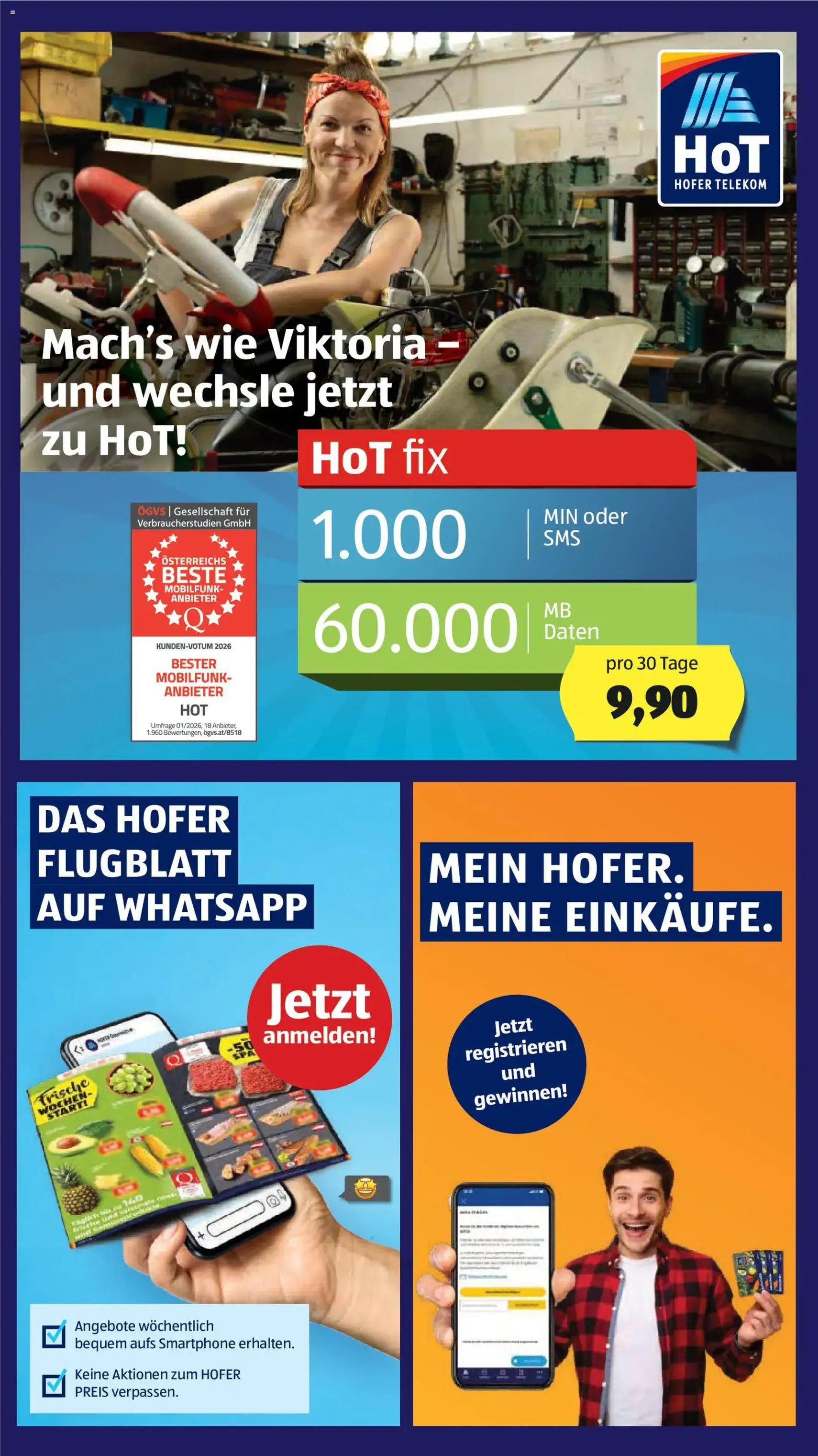 Hofer Flugblatt - Gültiger Prospekt ab 27.03.2026, Seite 3 von insgesamt 46