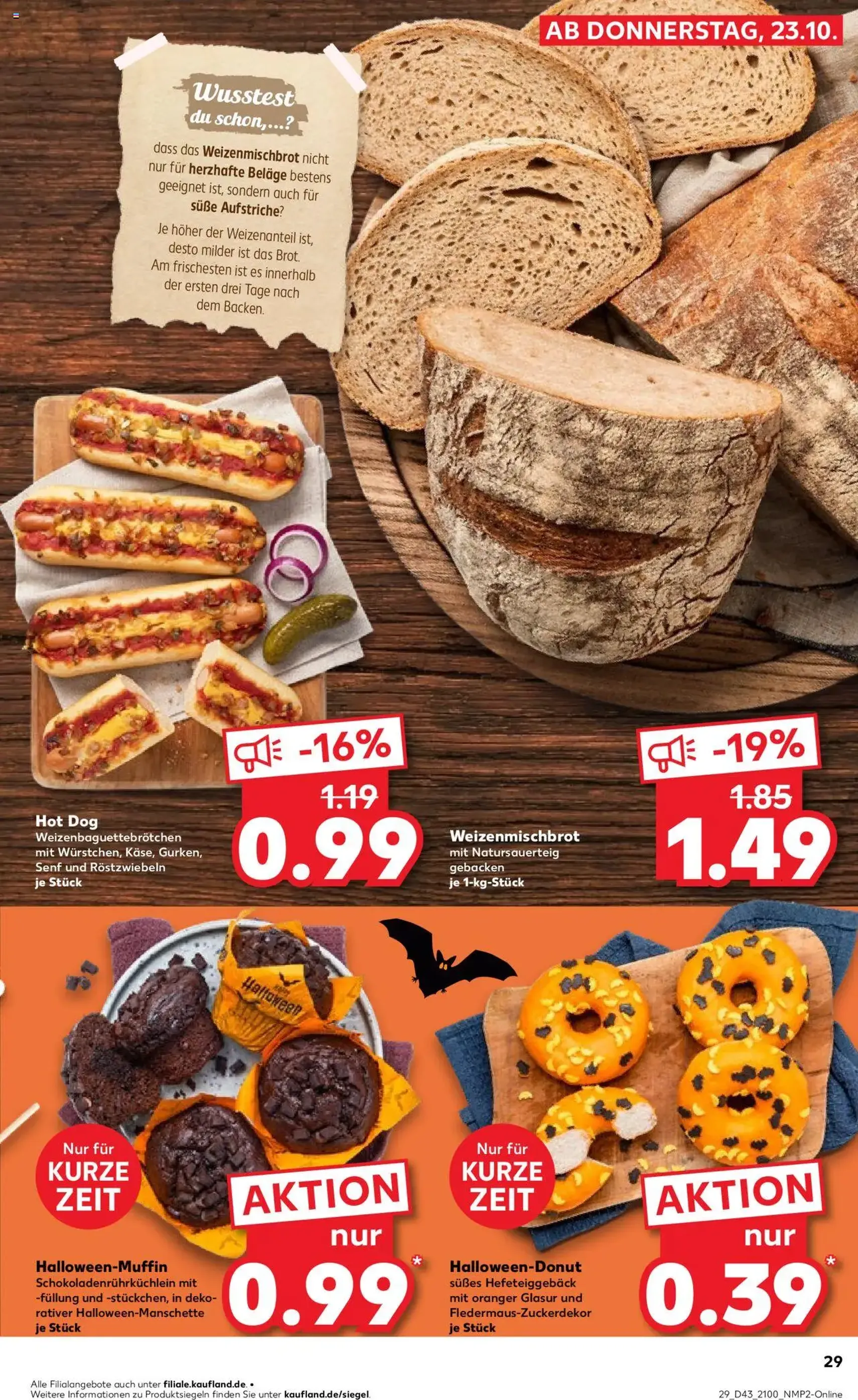 Kaufland Prospekt - Gültiger Prospekt ab 23.10.2025, Seite 29 von insgesamt 61 Kaufland Prospekt - Gültiger Prospekt ab 23.10.2025, Seite 29 von insgesamt 61
