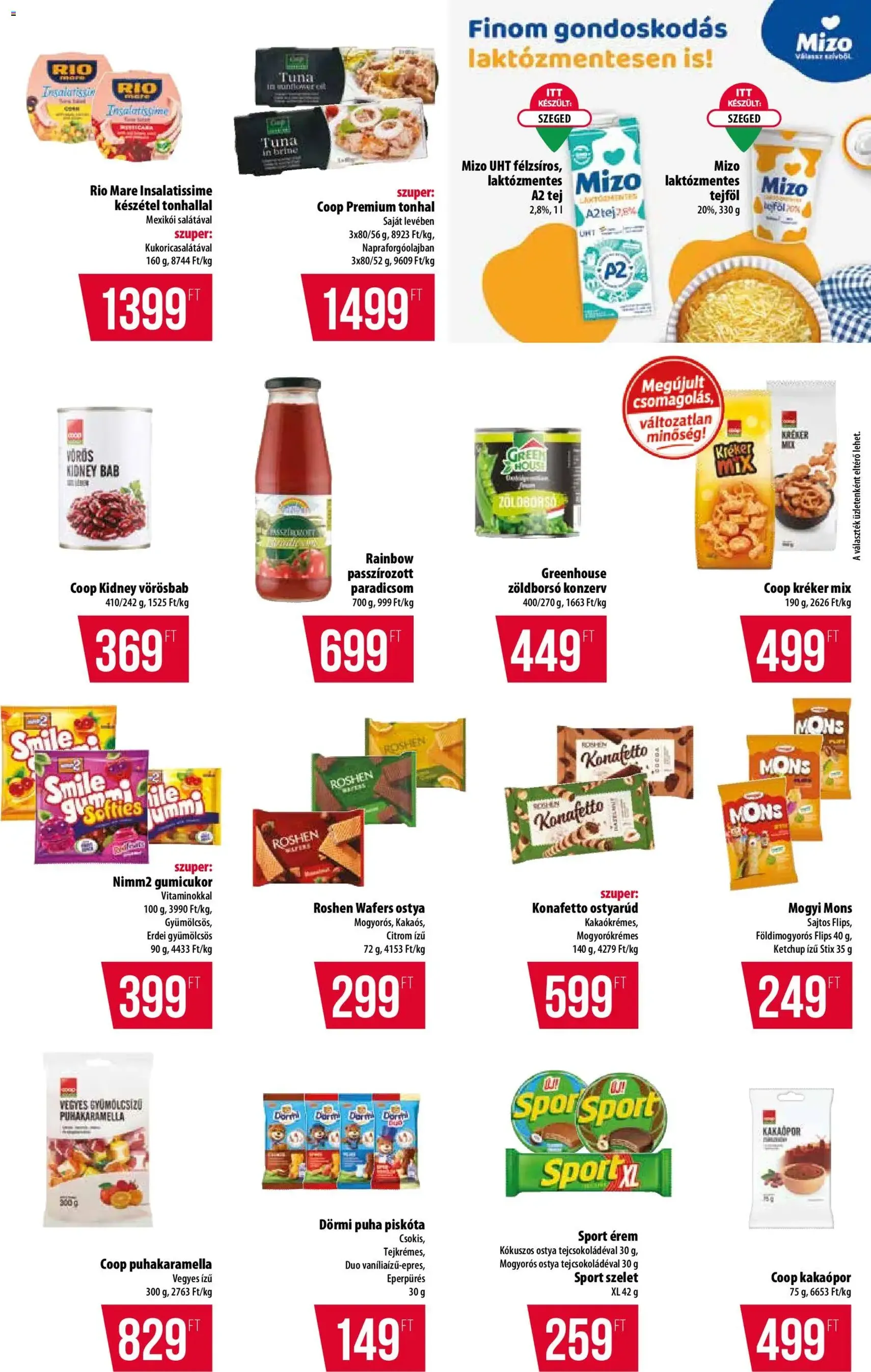 COOP akciós újság - 2026.08.06. érvényes szórólap 7 oldal 12 oldalból