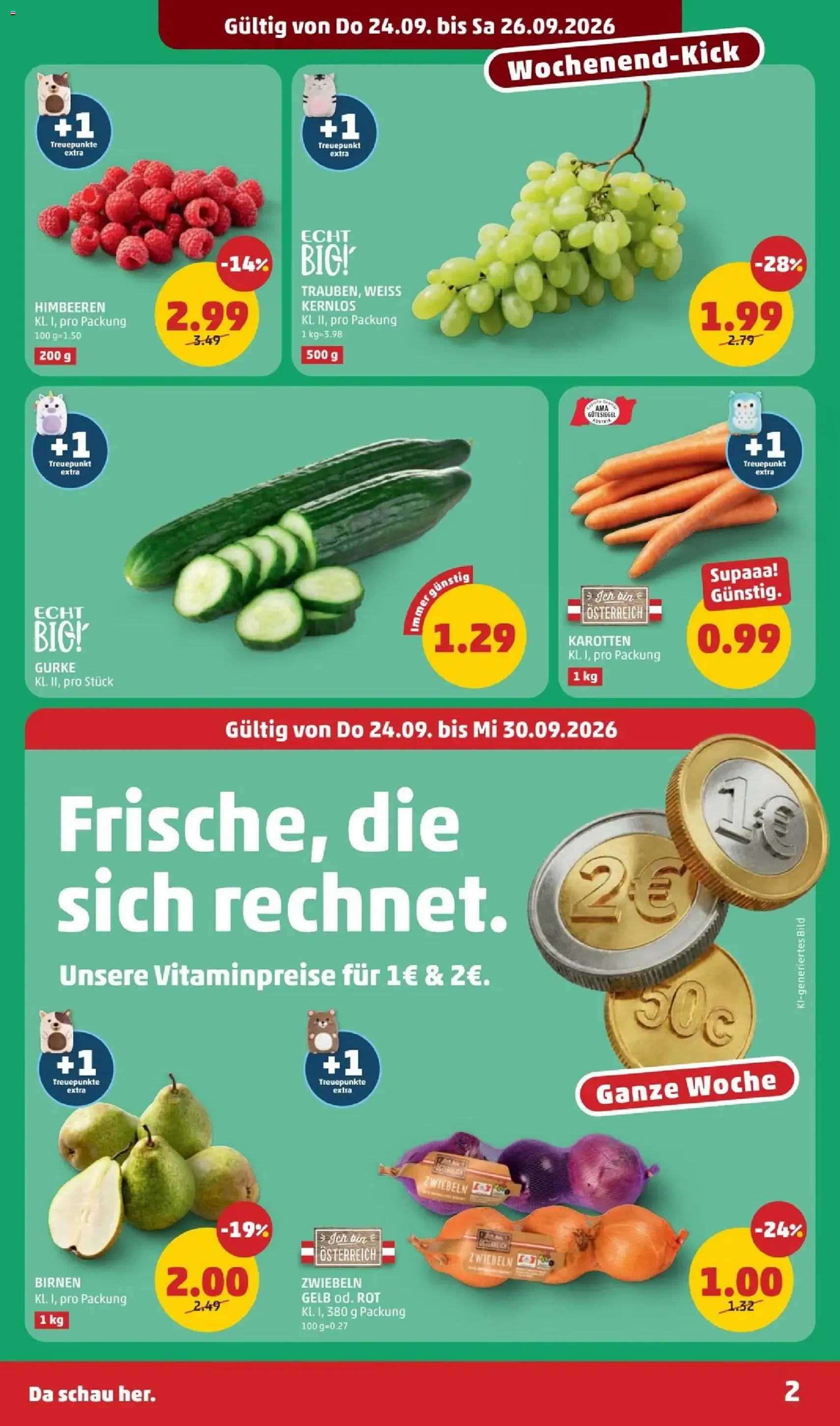 Penny Markt - Flugblatt - Gültiger Prospekt ab 24.09.2026, Seite 2 von insgesamt 28