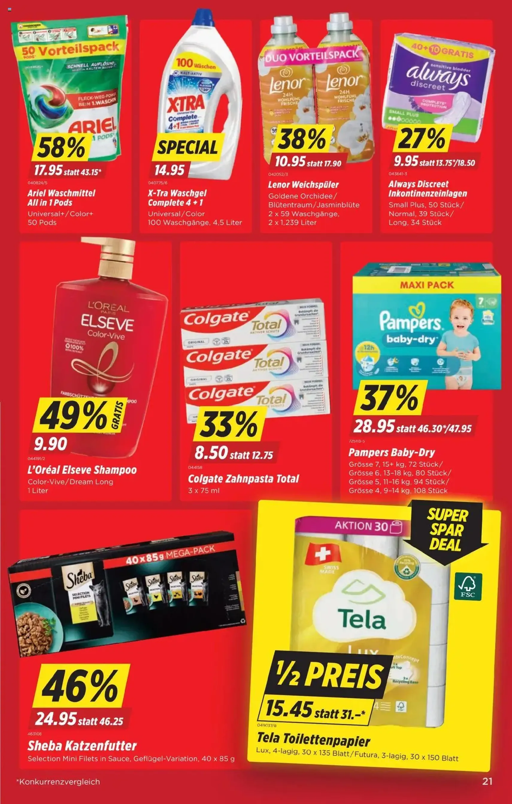 Denner Aktionen - Gültiger Prospekt ab 02.09.2025, Seite 21 von insgesamt 24 Denner Aktionen - Gültiger Prospekt ab 02.09.2025, Seite 21 von insgesamt 24