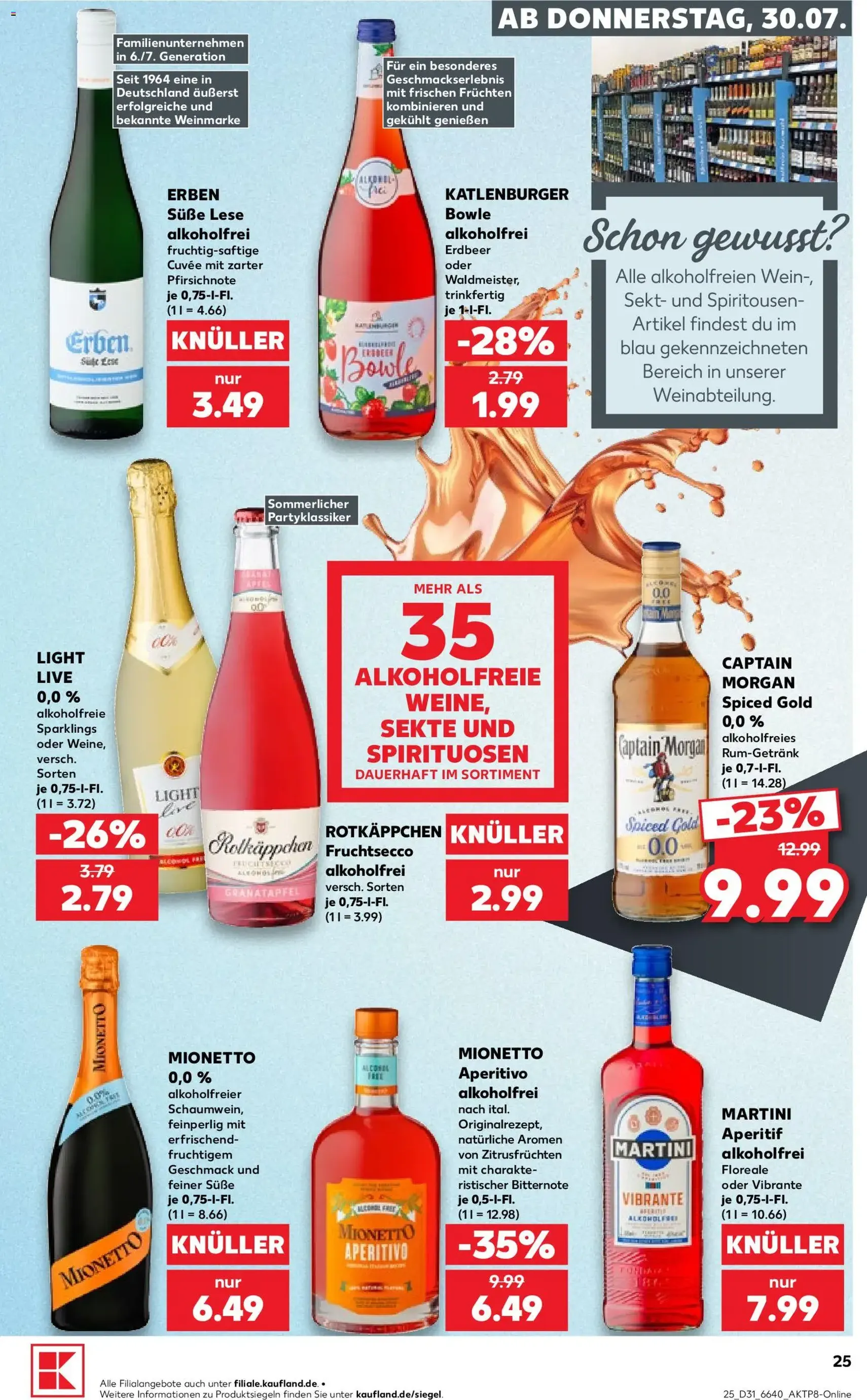 Kaufland Prospekt - Gültiger Prospekt ab 30.07.2026, Seite 25 von insgesamt 66