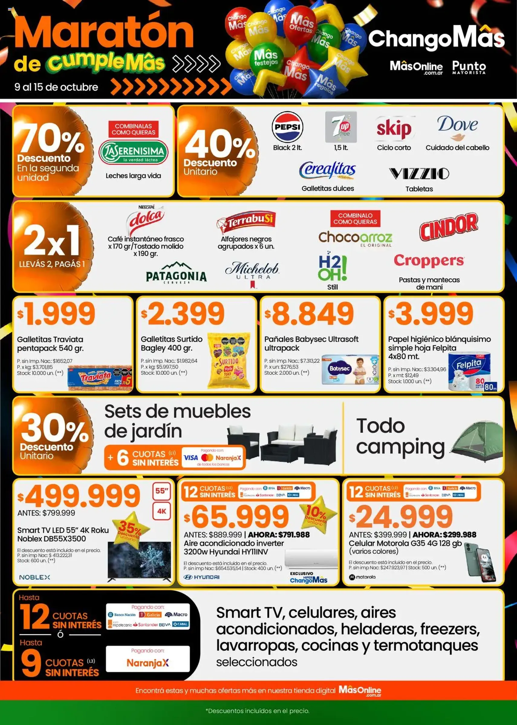 Changomas ofertas - folleto válido desde 09/10/2025 página 1 de 21 Changomas ofertas - folleto válido desde 09/10/2025 página 1 de 21