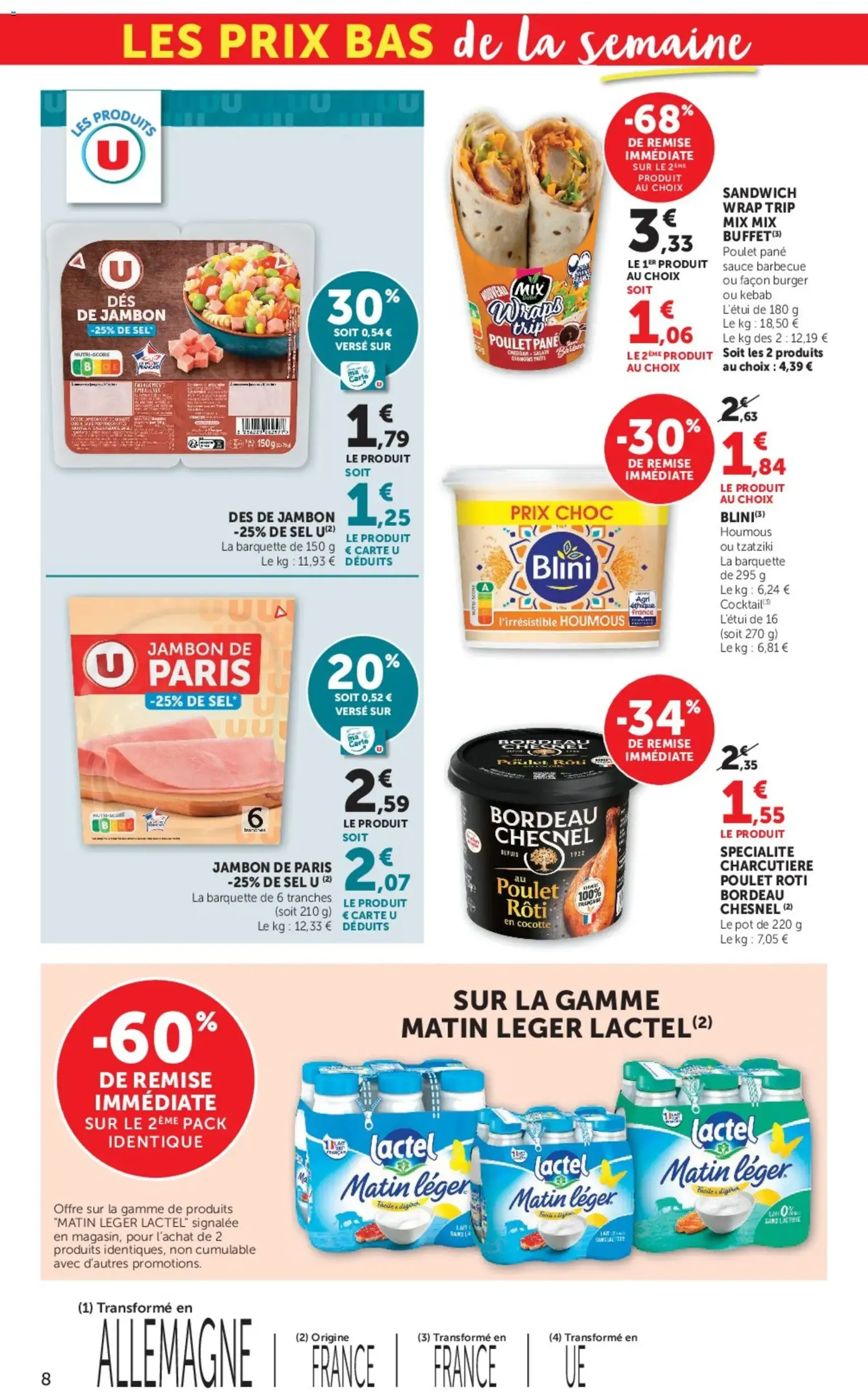 U Express catalogue - brochure valable à partir du 28/07/2026, page 8 sur 14