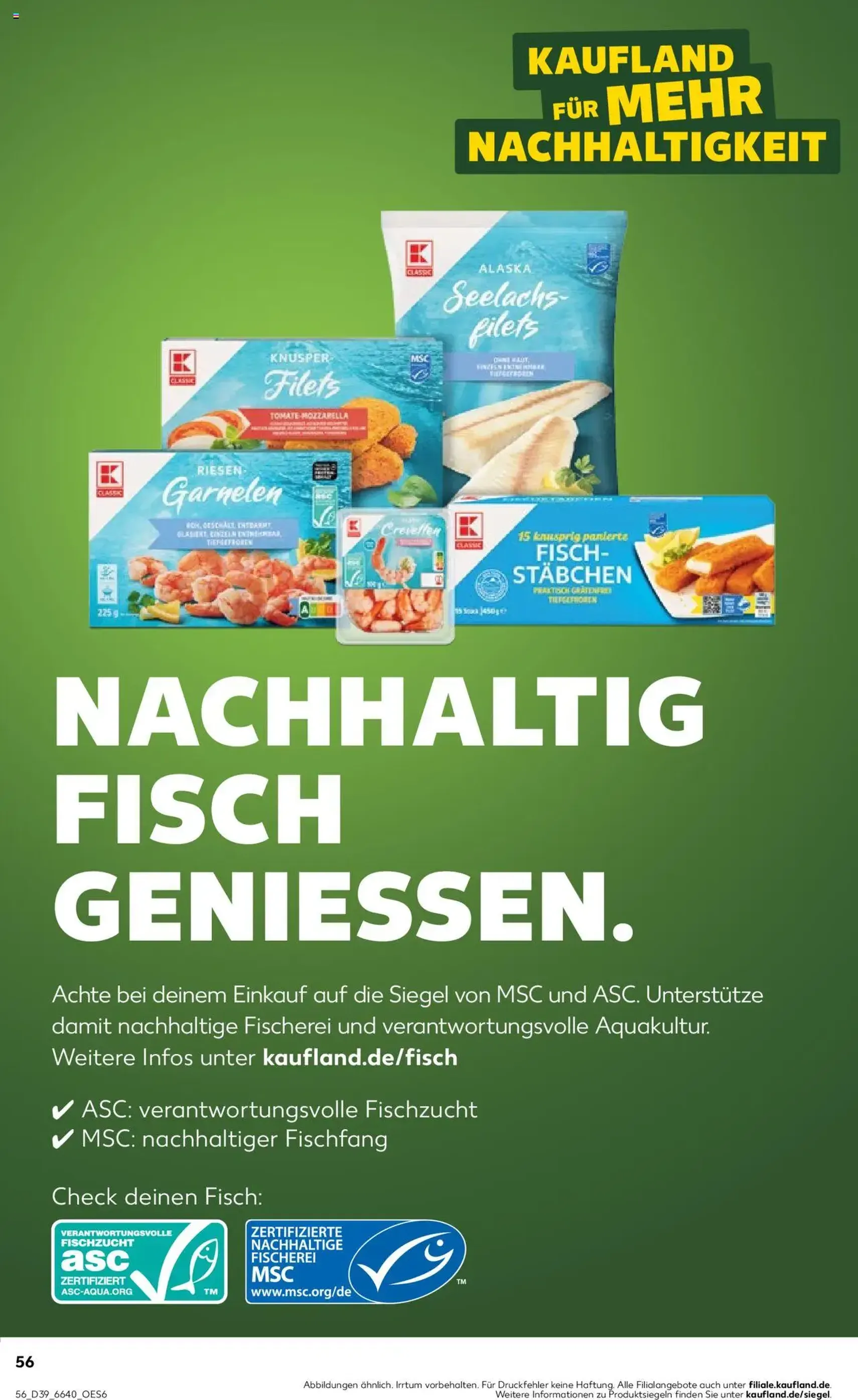 Kaufland Prospekt - Gültiger Prospekt ab 25.09.2025, Seite 56 von insgesamt 60