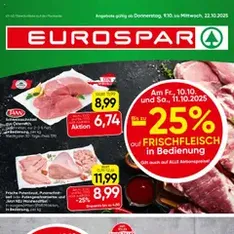 Eurospar Flugblatt - Prospekt Vorschau gültig ab 09.10.2025