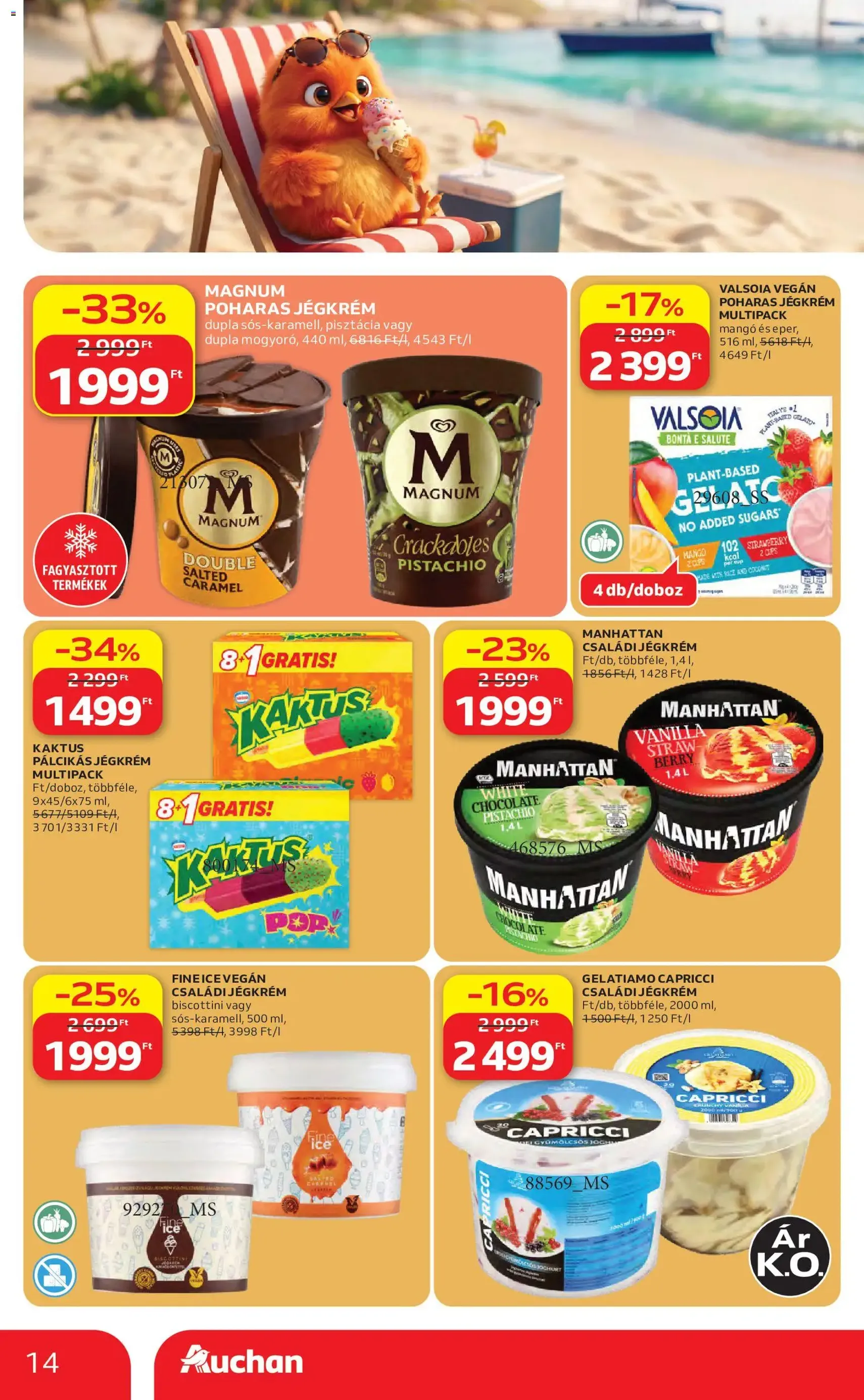 Auchan akciós újság - 2026.07.30. érvényes szórólap 14 oldal 45 oldalból