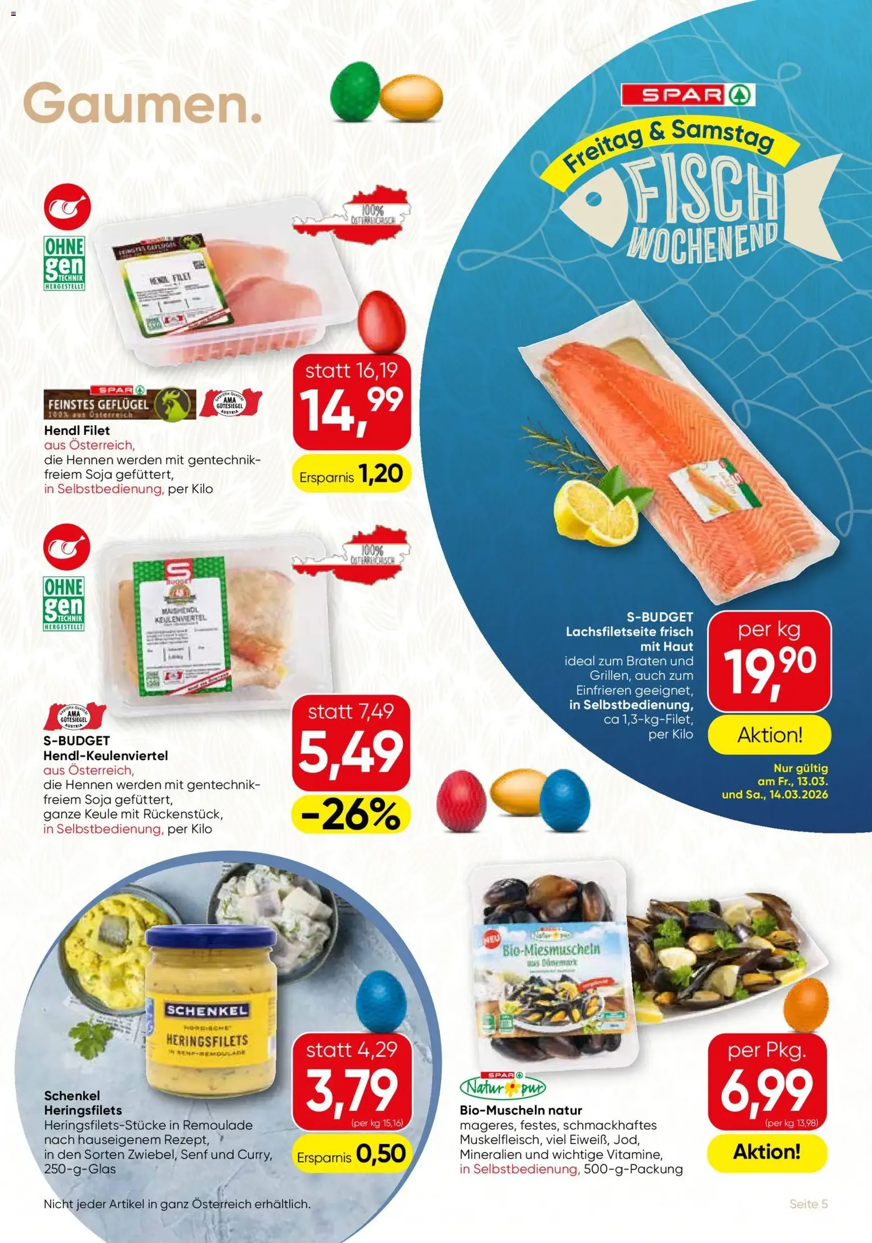 SPAR Gourmet Flugblatt - Gültiger Prospekt ab 12.03.2026, Seite 5 von insgesamt 12