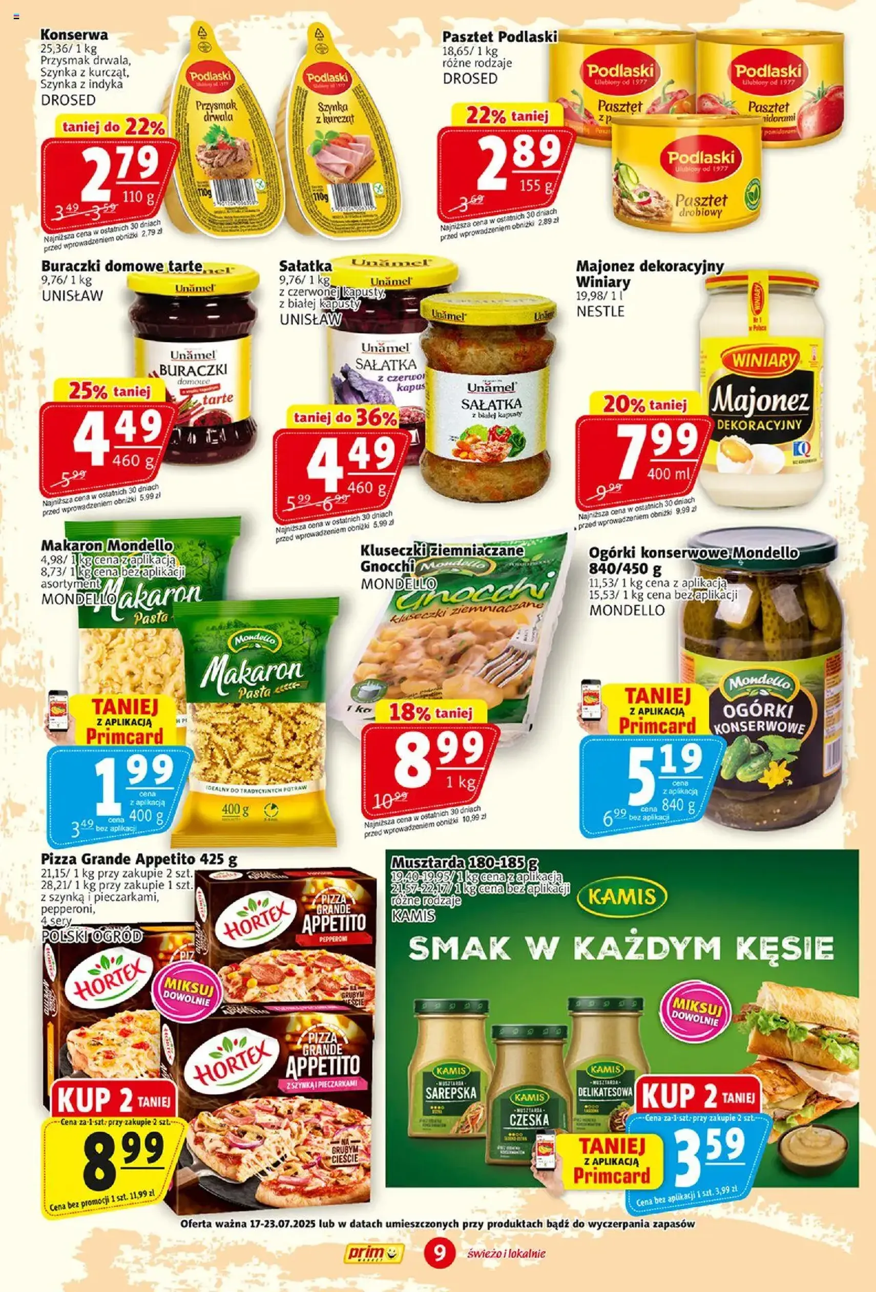 Prim Market Gazetka - ważny gazetka od 17.07.2025 strona 9 z 16 Prim Market Gazetka - ważny gazetka od 17.07.2025 strona 9 z 16